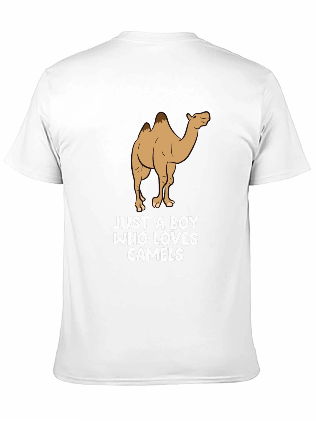 Camel Lover T-Shirt -  Mens Black Cotton Tee