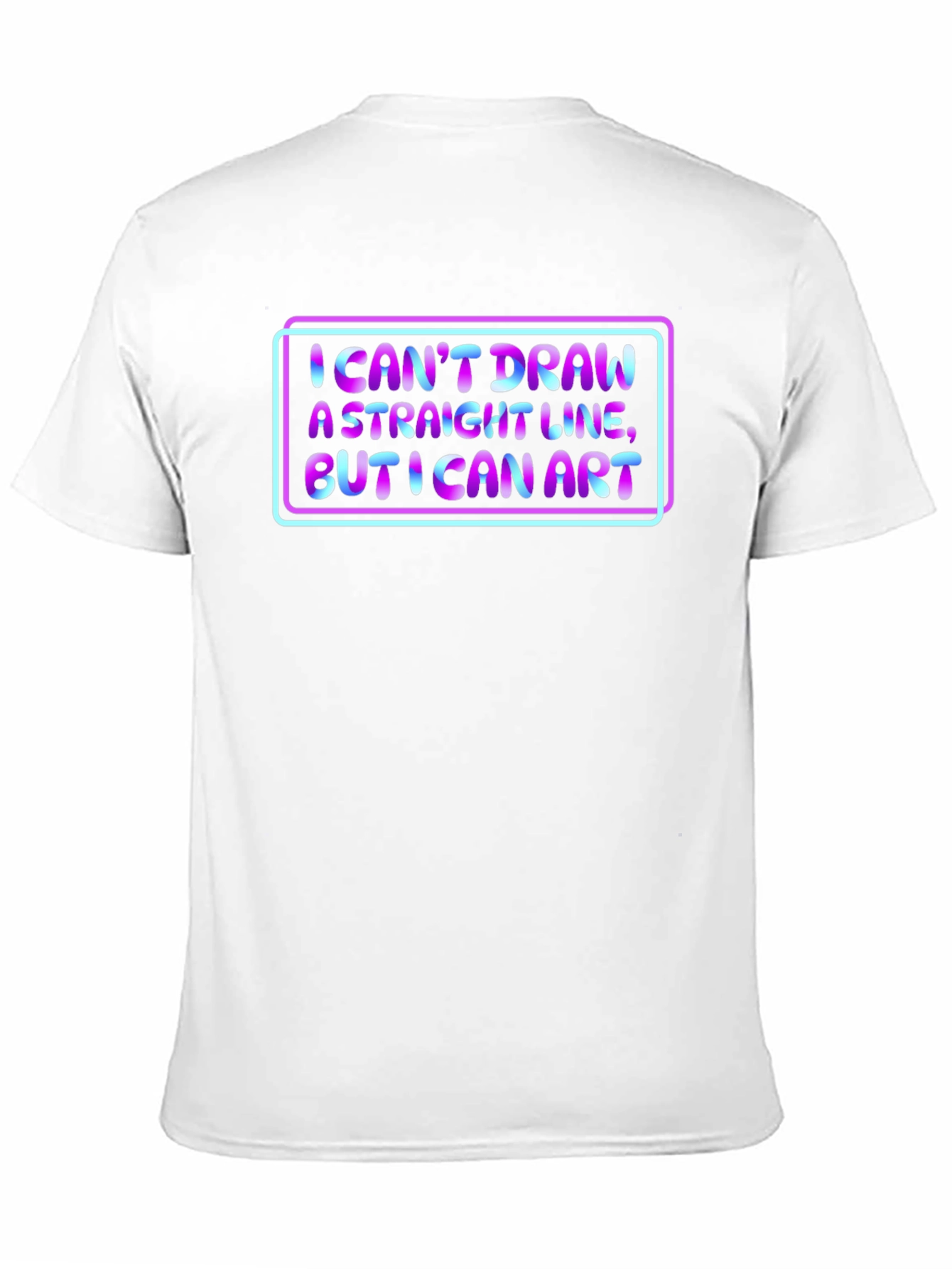 I Cant Draw a Straight Line Art T-Shirt