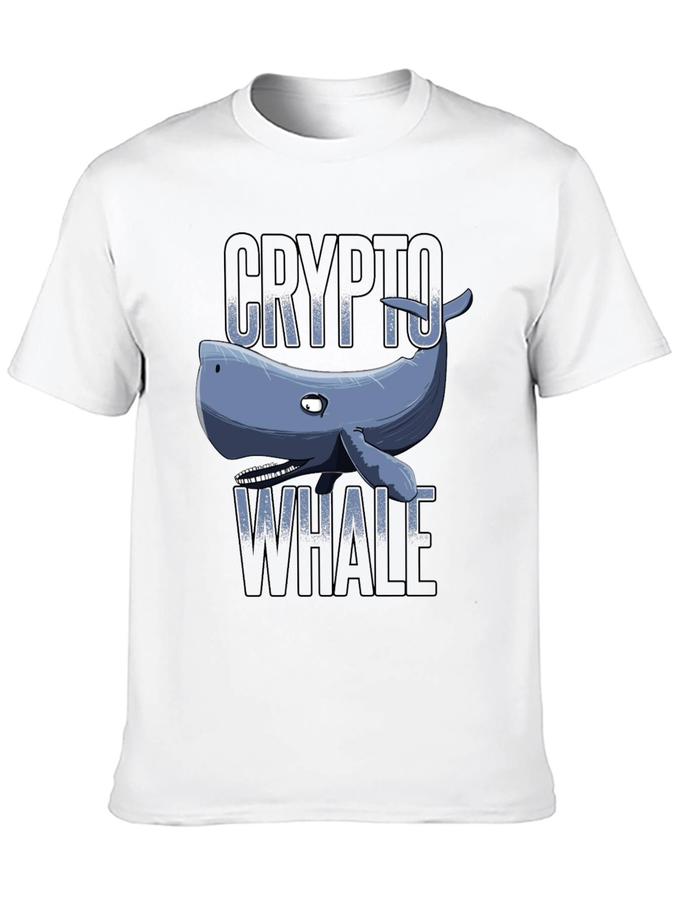 Crypto Whale Graphic Tee - Black