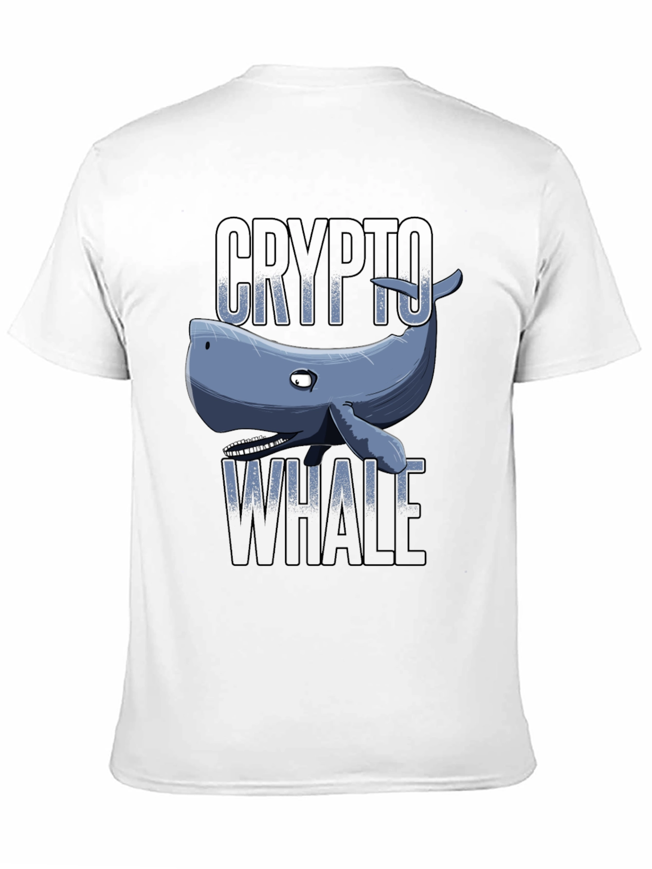 Crypto Whale Graphic Tee - Black