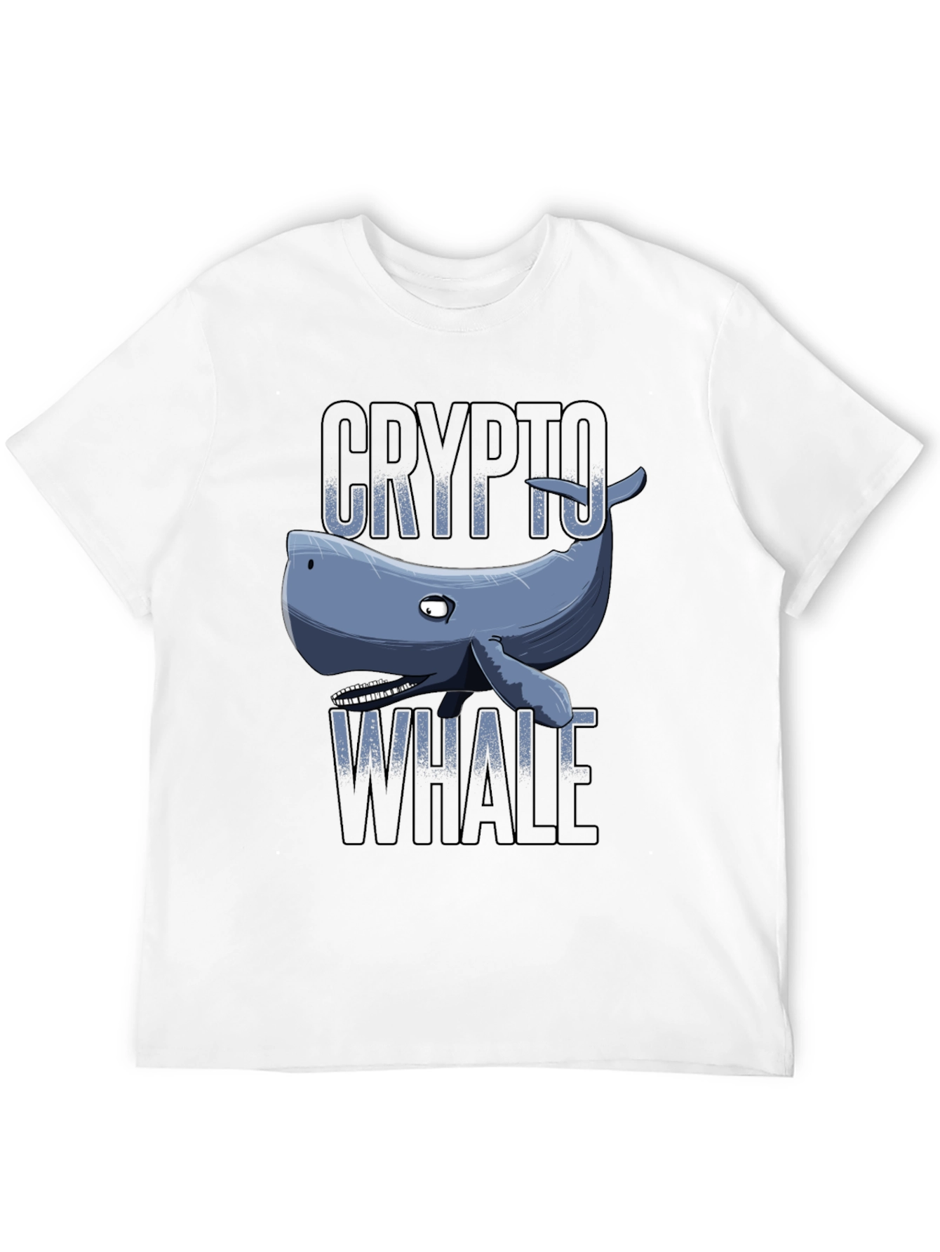 Crypto Whale Graphic Tee - Black