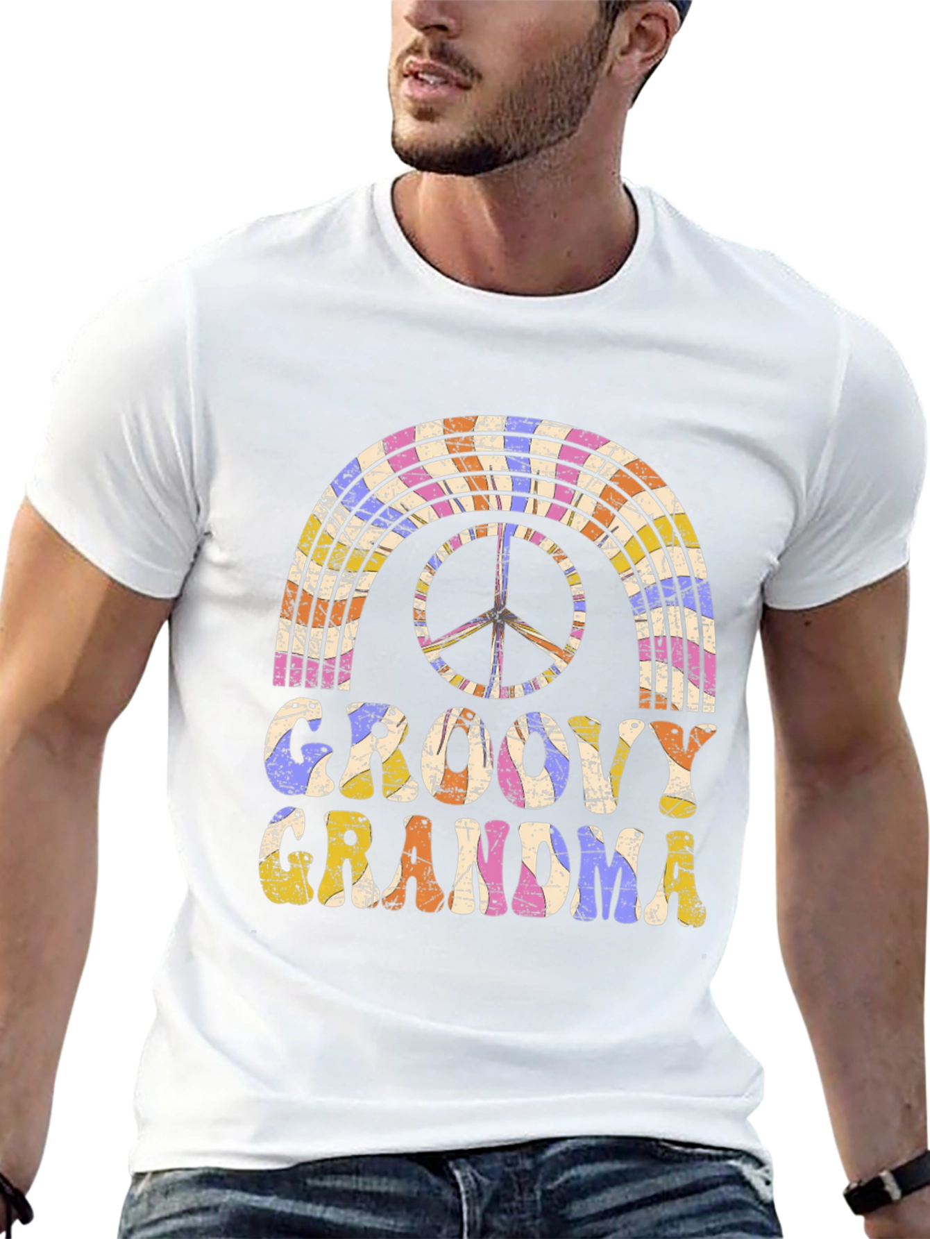 Groovy Grandma Graphic T-Shirt