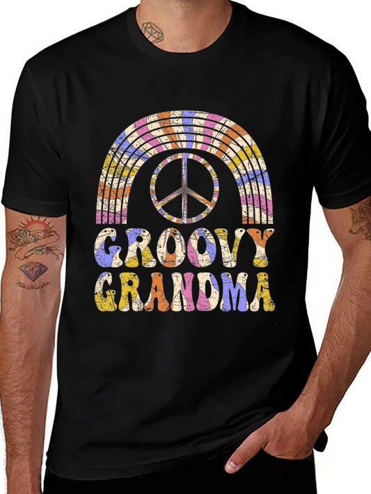 Groovy Grandma Graphic T-Shirt