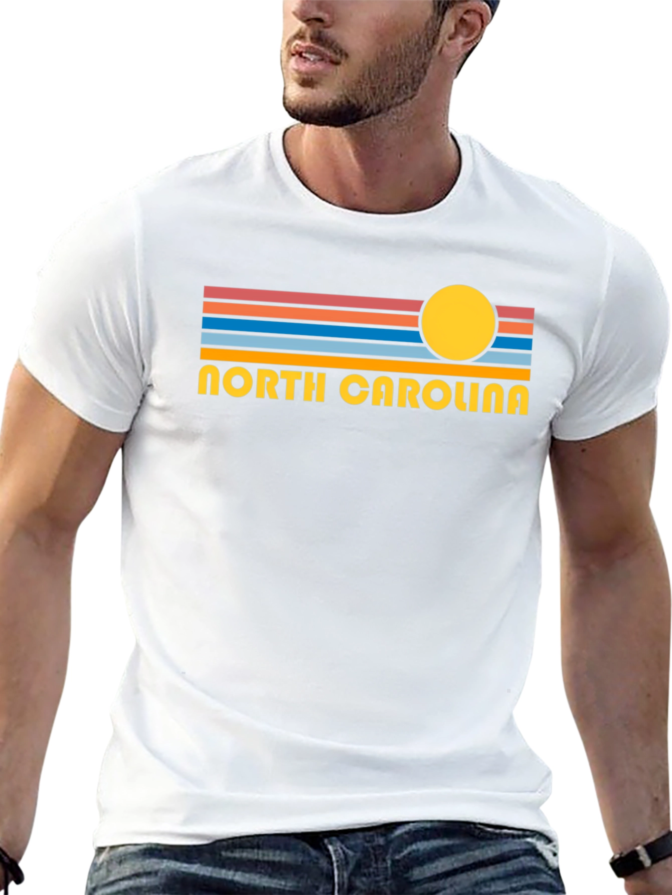 Retro North Carolina Graphic T-Shirt
