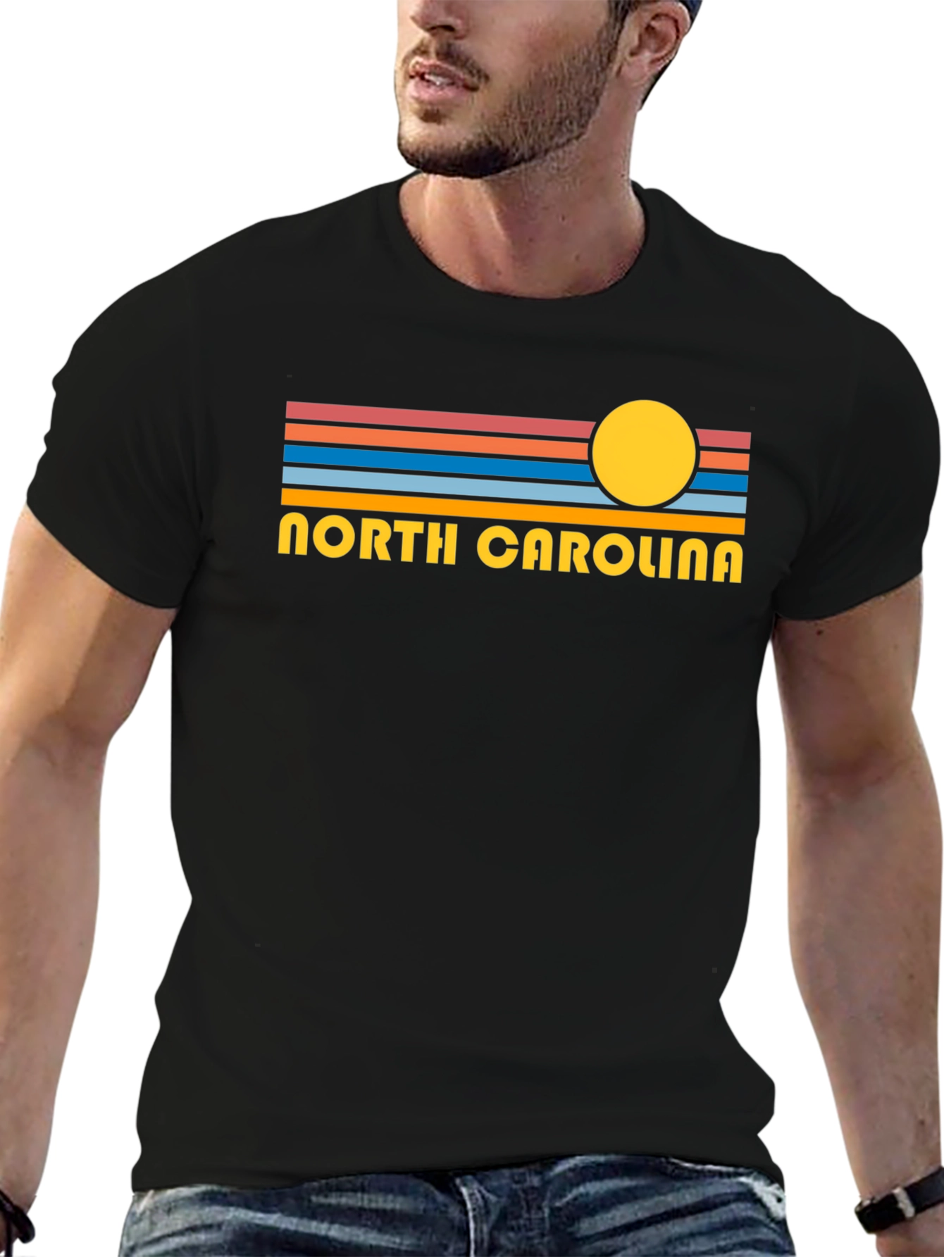 Retro North Carolina Graphic T-Shirt
