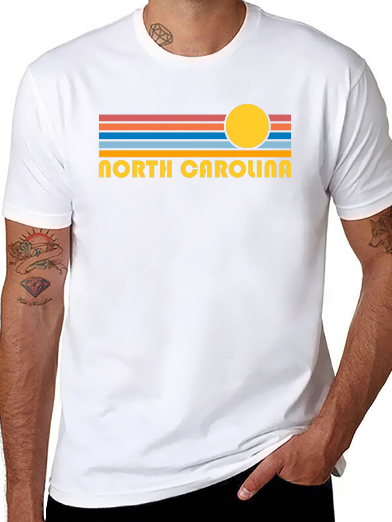 Retro North Carolina Graphic T-Shirt