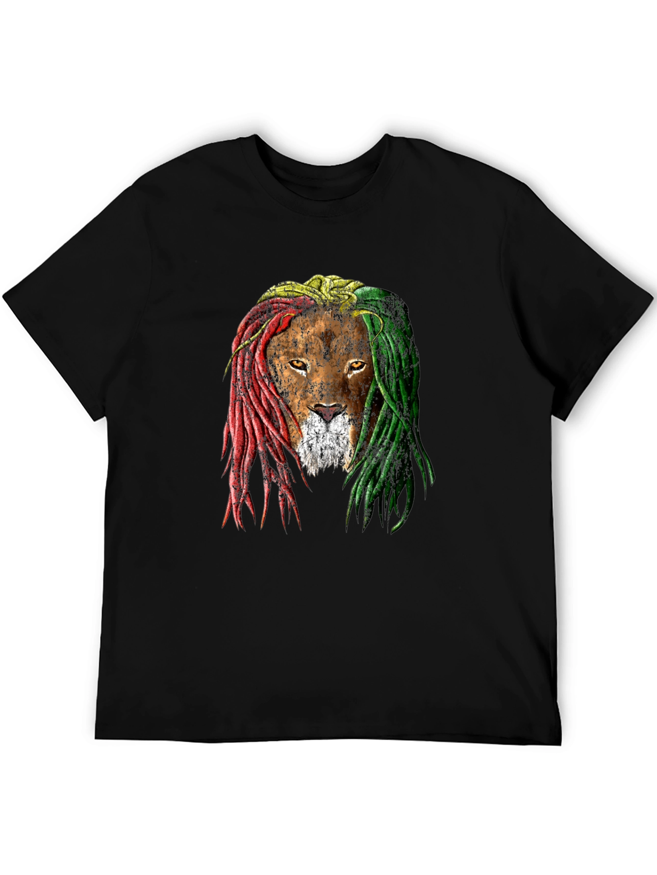 Rasta Lion T-Shirt - Reggae Inspired Graphic Tee