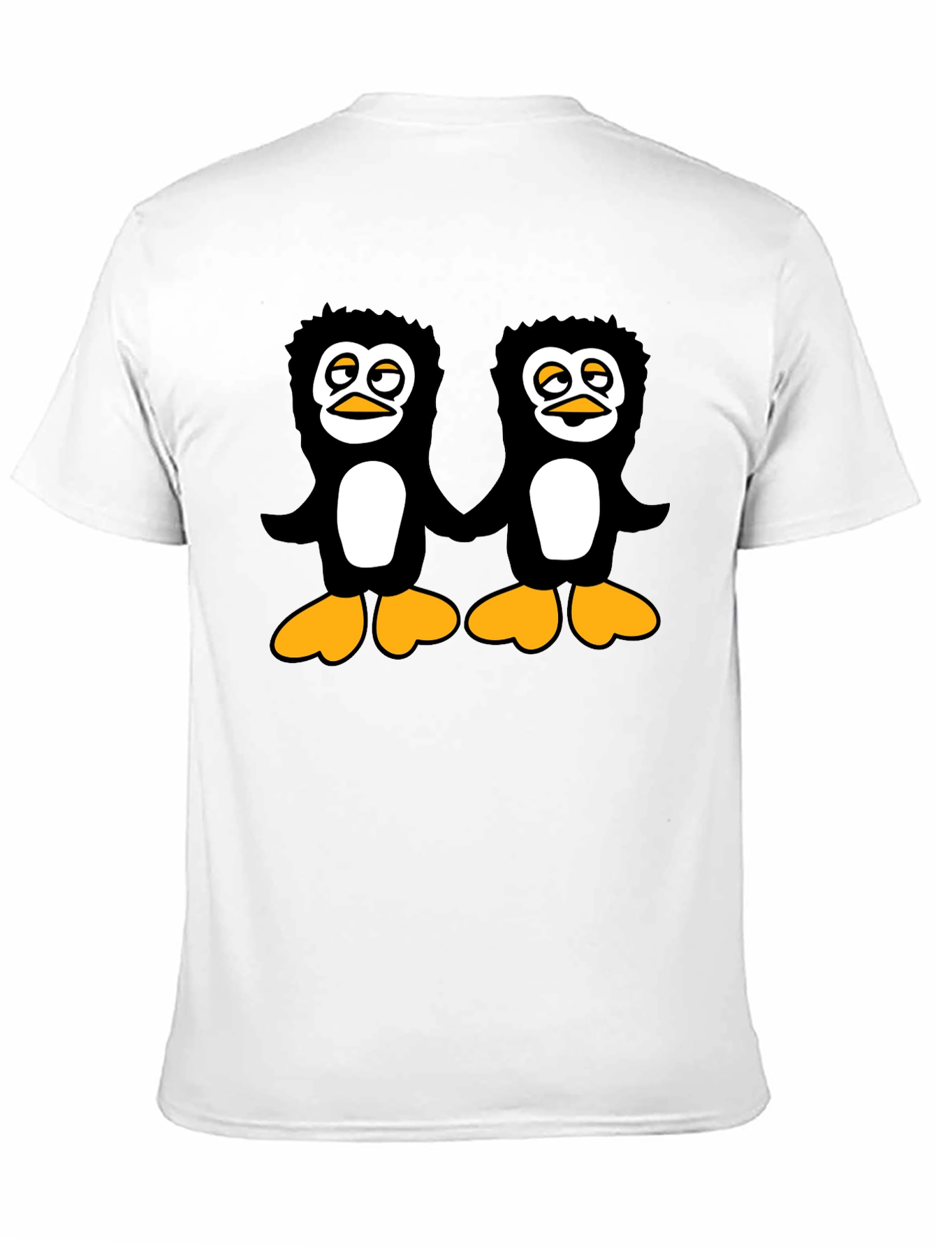 Penguin Pals Black T-Shirt - Fun Graphic Tee