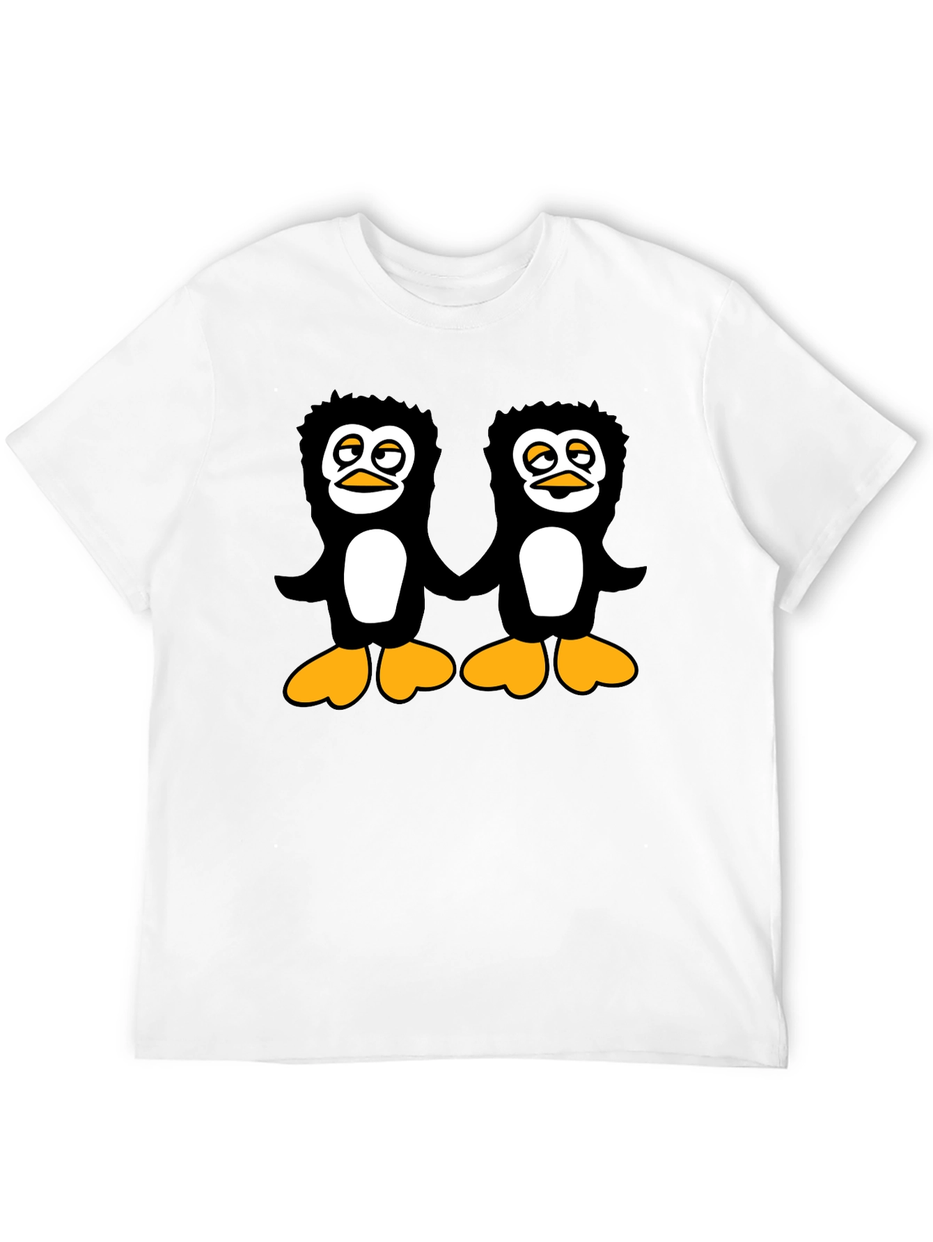 Penguin Pals Black T-Shirt - Fun Graphic Tee