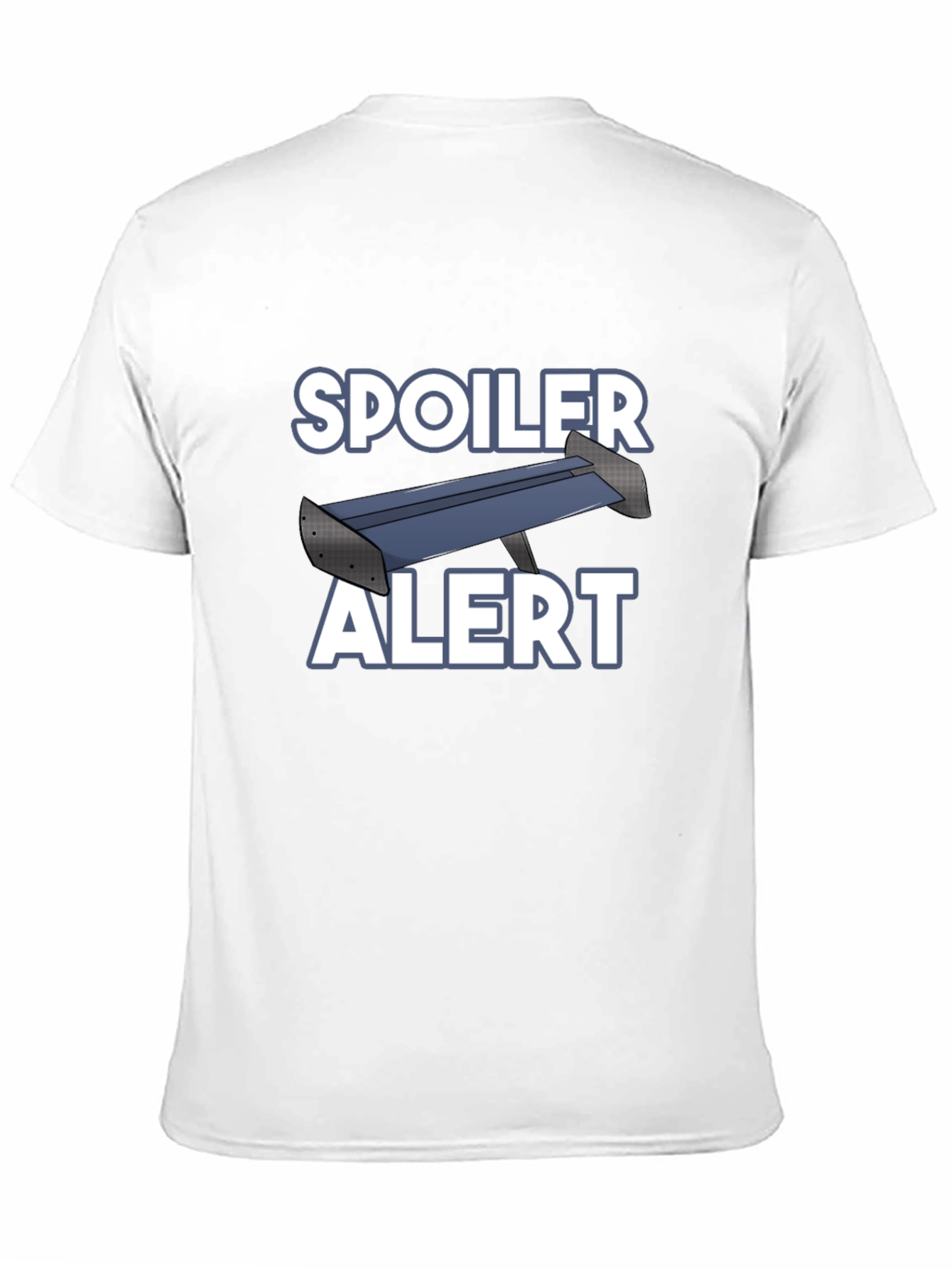 Spoiler Alert Novelty Graphic T-Shirt - Black