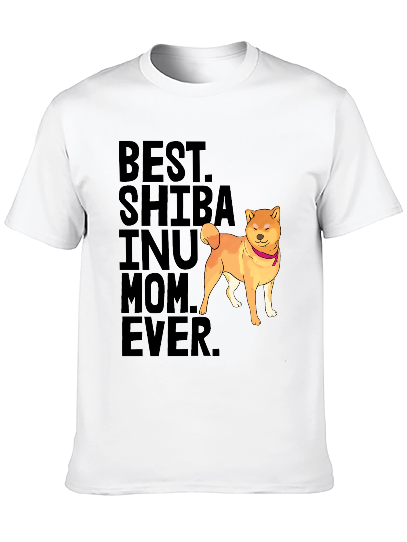 Best Shiba Inu Mom Ever Black T-Shirt