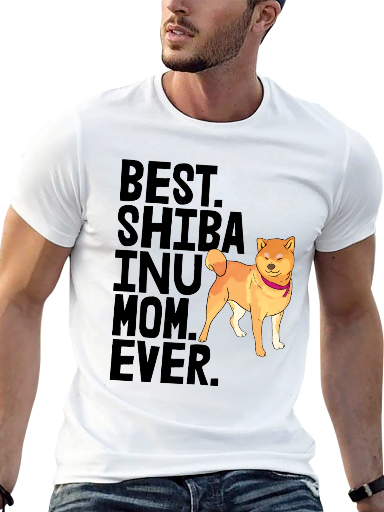 Best Shiba Inu Mom Ever Black T-Shirt