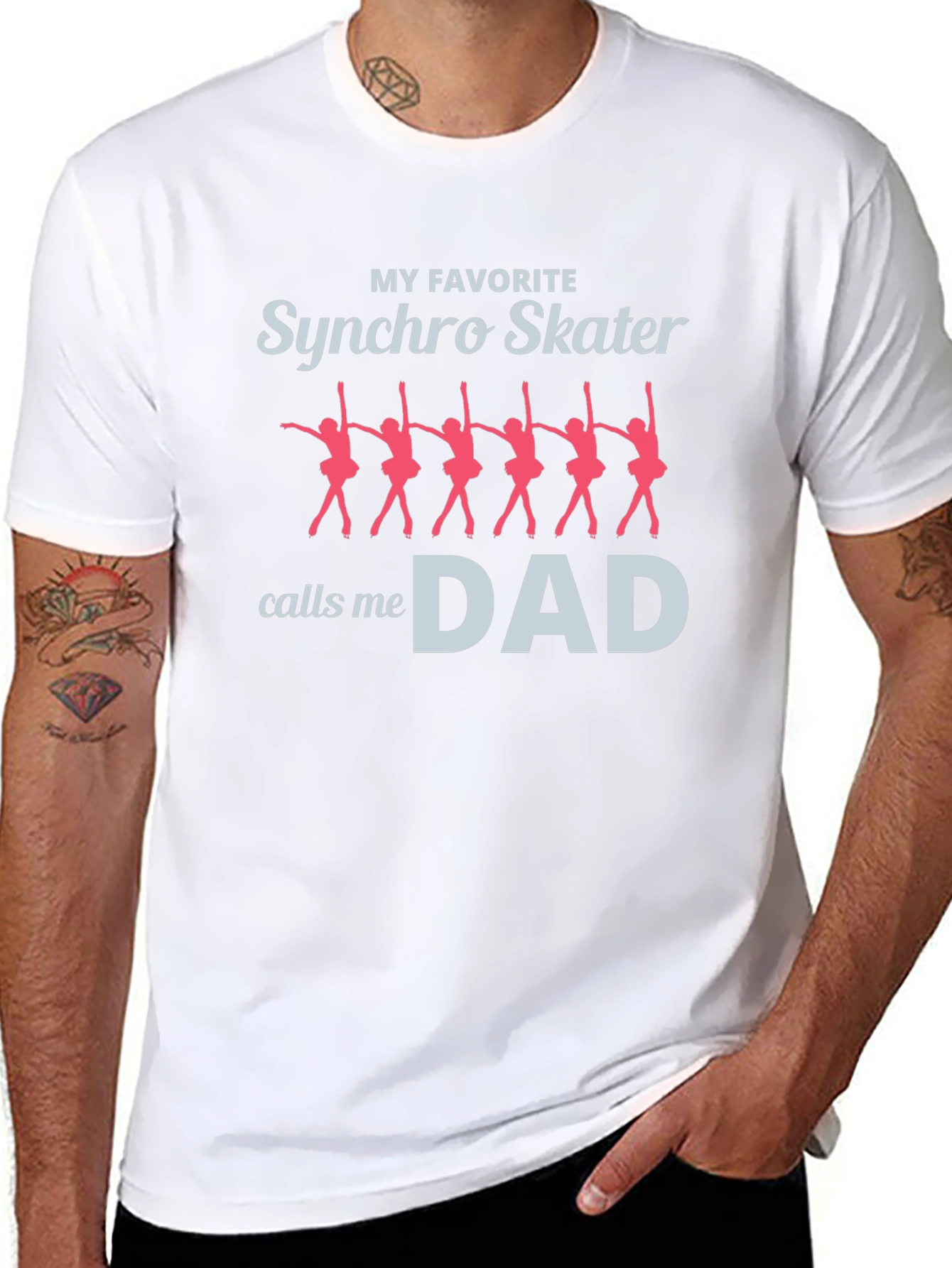 My Favorite Synchro Skater Calls Me Dad T-Shirt
