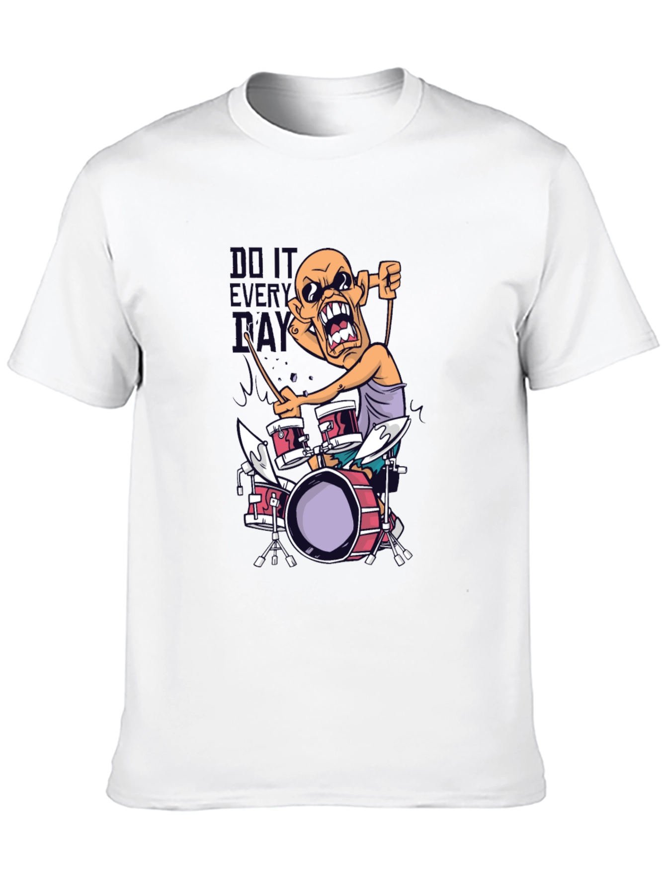Drummer T-Shirt - Do It Every Day Tee