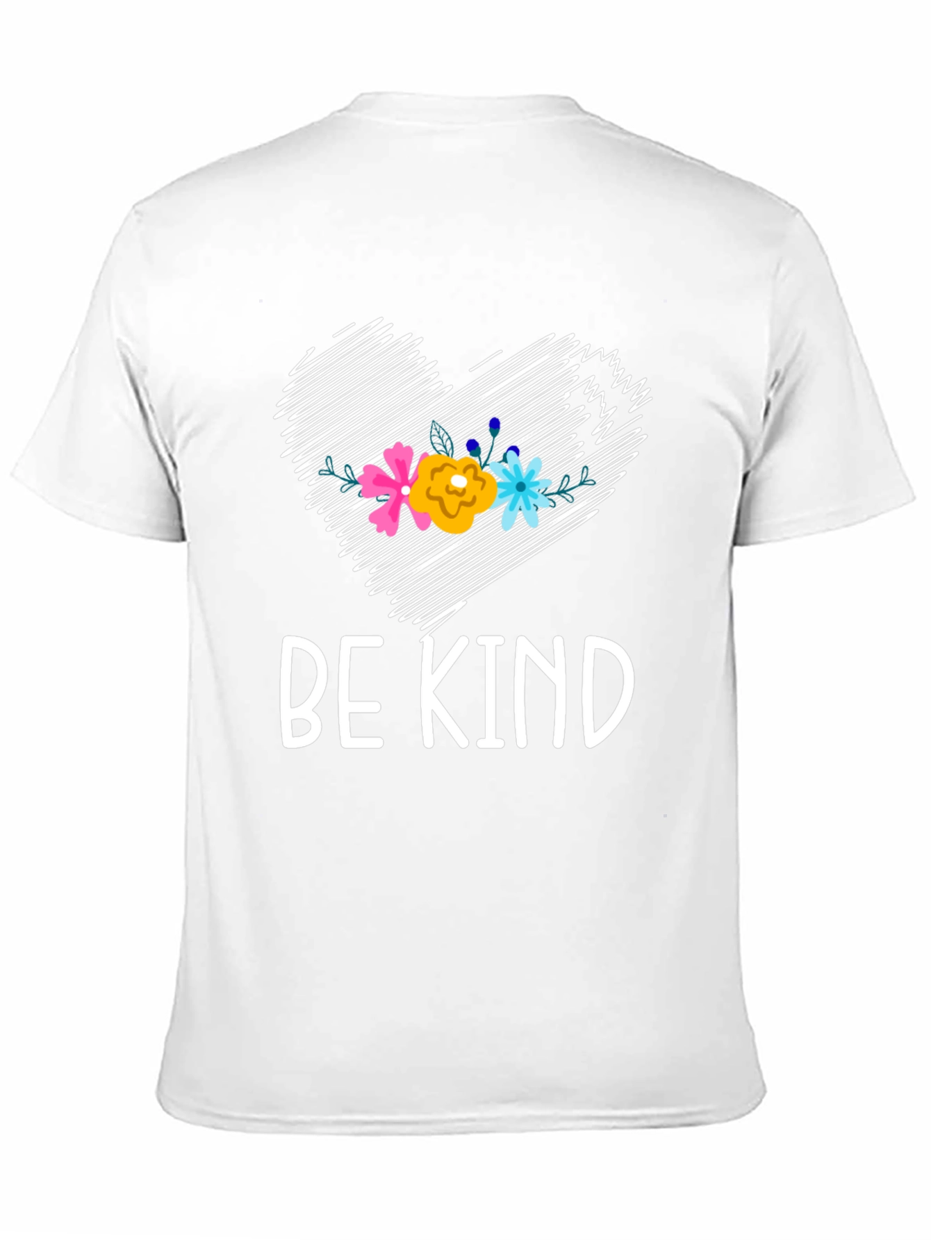 Be Kind Floral Heart Graphic Tee