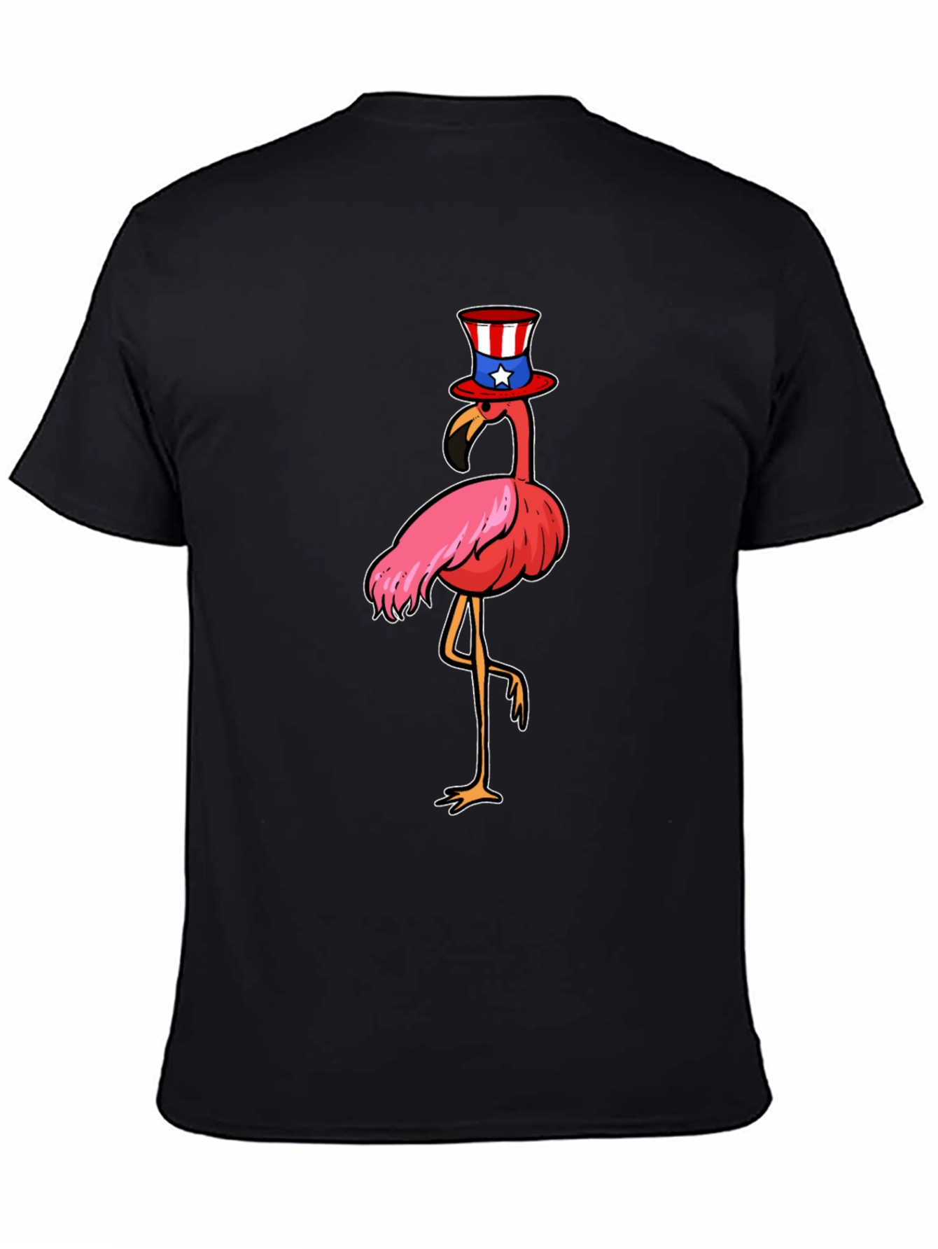 Patriotic Flamingo T-Shirt - Fun 4th of July Tee