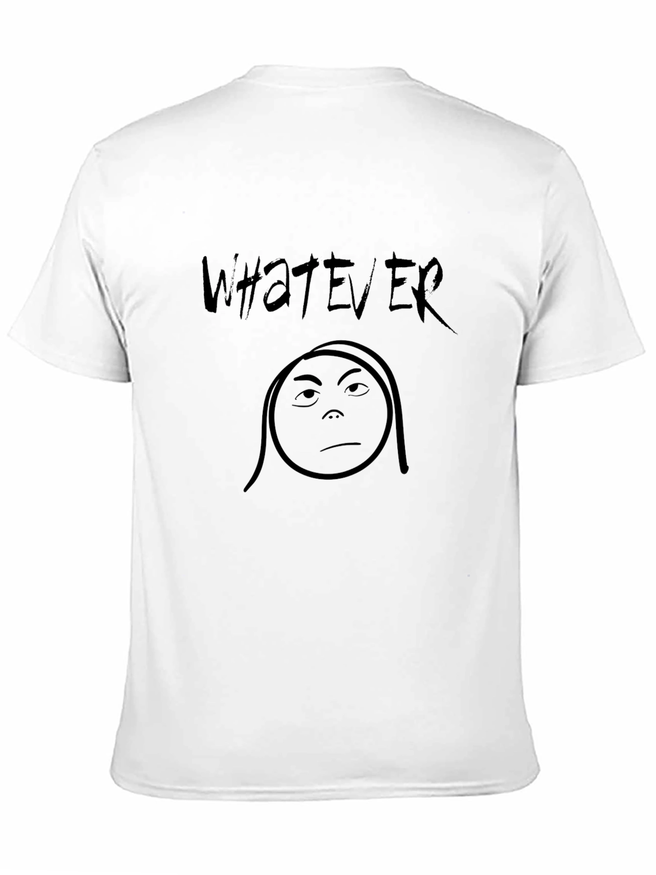 Whatever Graphic Print Crew Neck T-Shirt