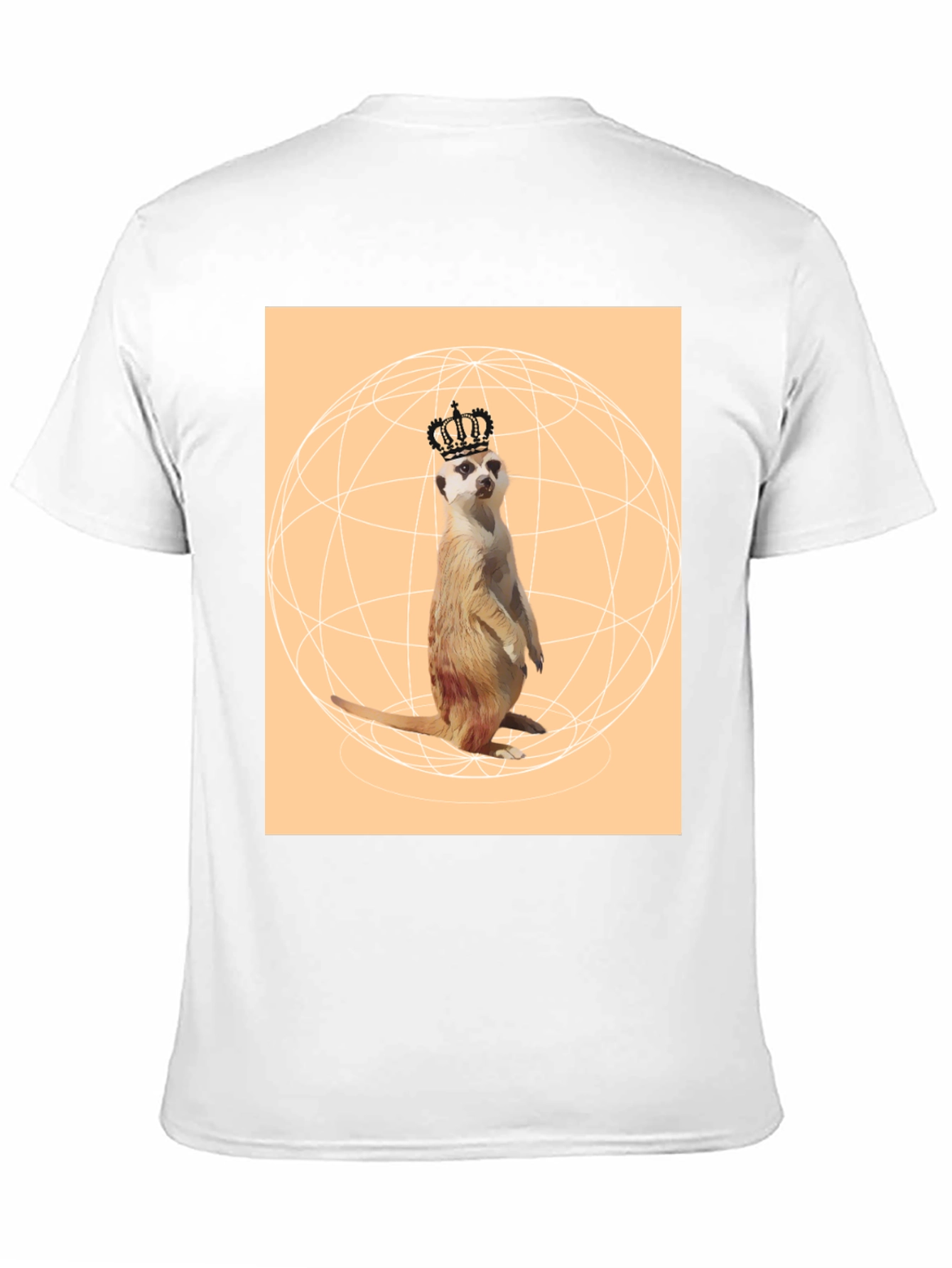 Meerkat King T-Shirt - Novelty Graphic Tee