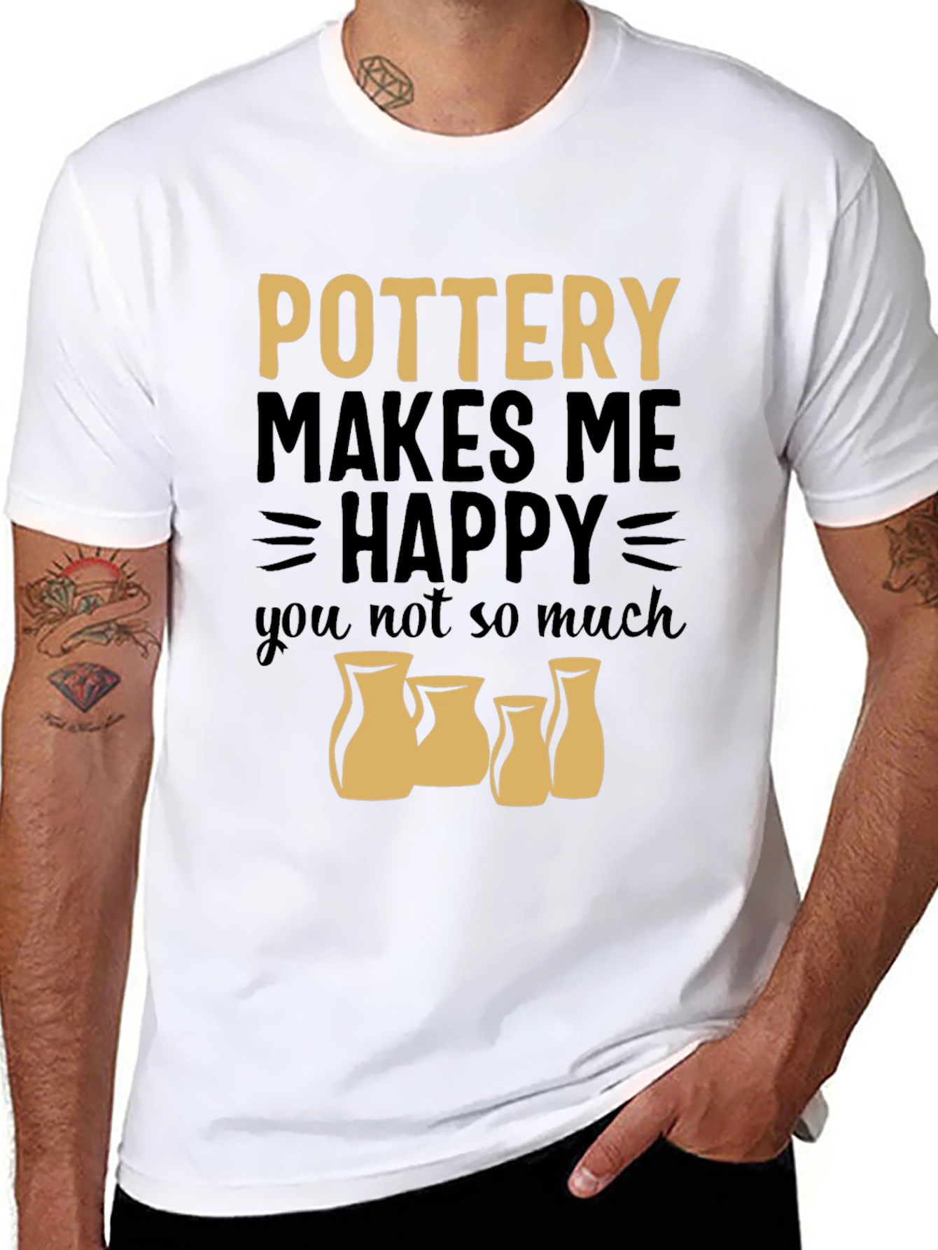 Pottery Makes Me Happy Graphic Tee
