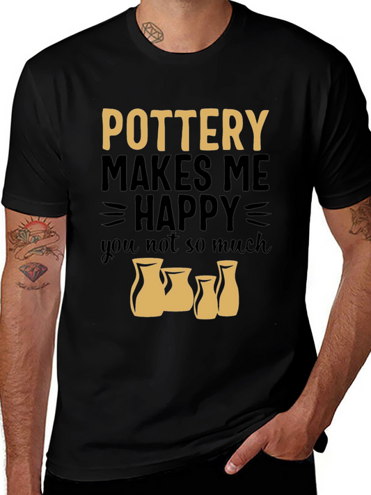 Pottery Makes Me Happy Graphic Tee