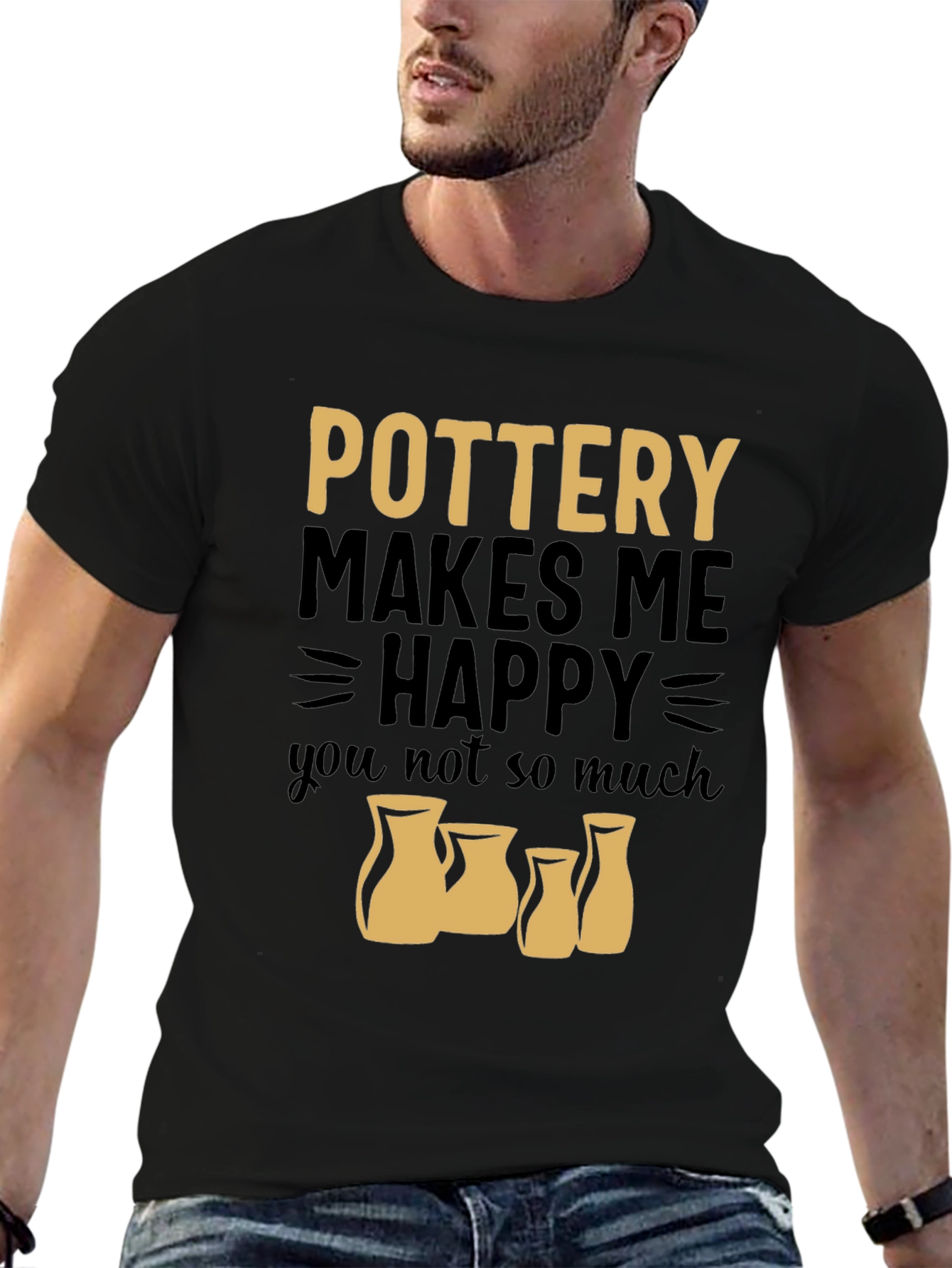 Pottery Makes Me Happy Graphic Tee