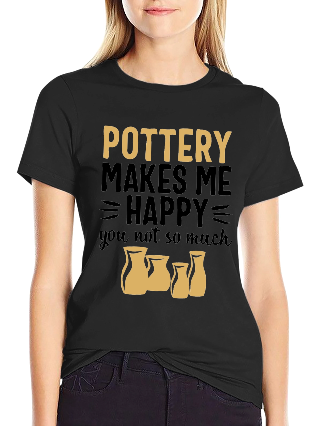 Pottery Makes Me Happy Graphic Tee