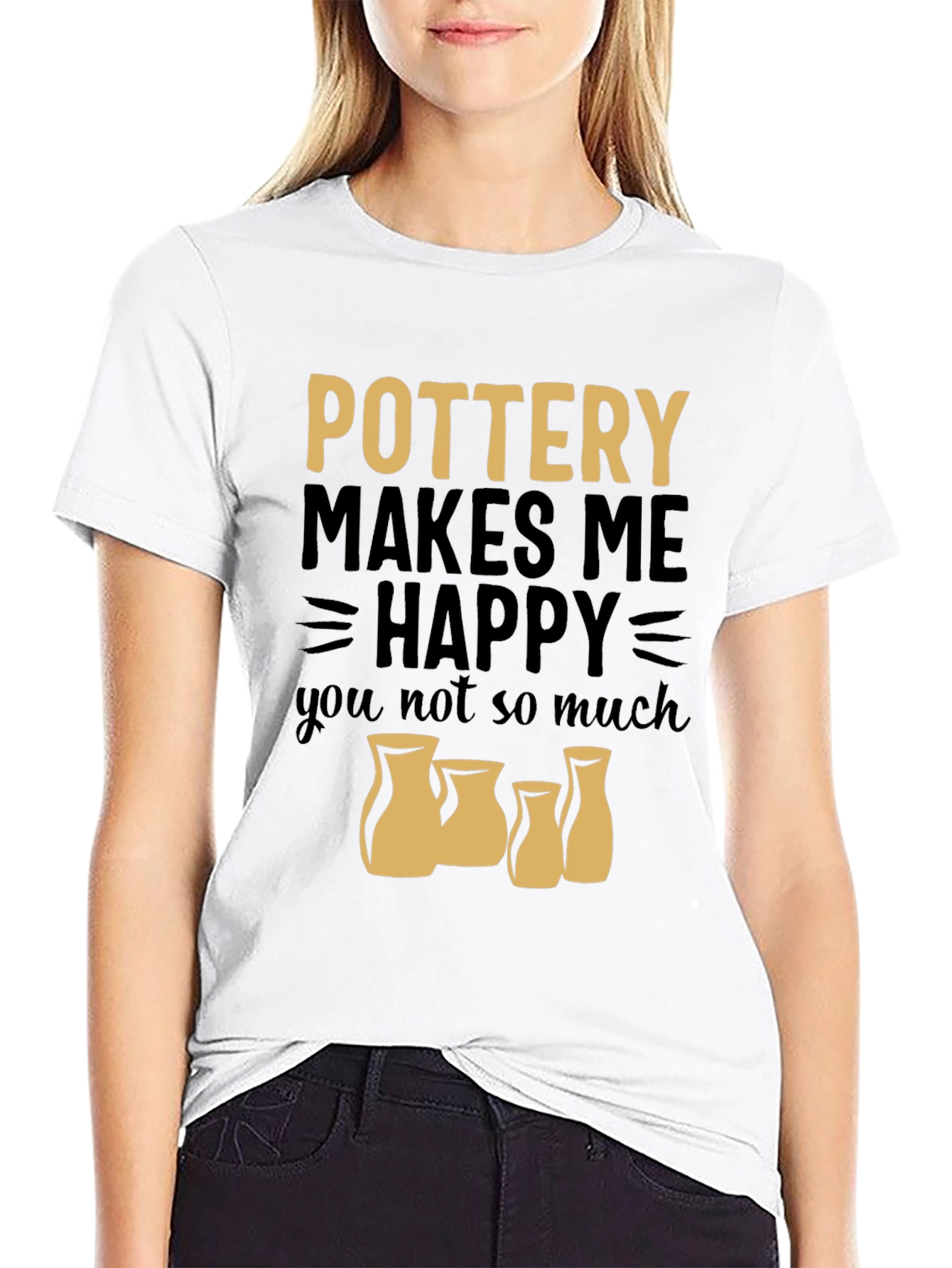 Pottery Makes Me Happy Graphic Tee