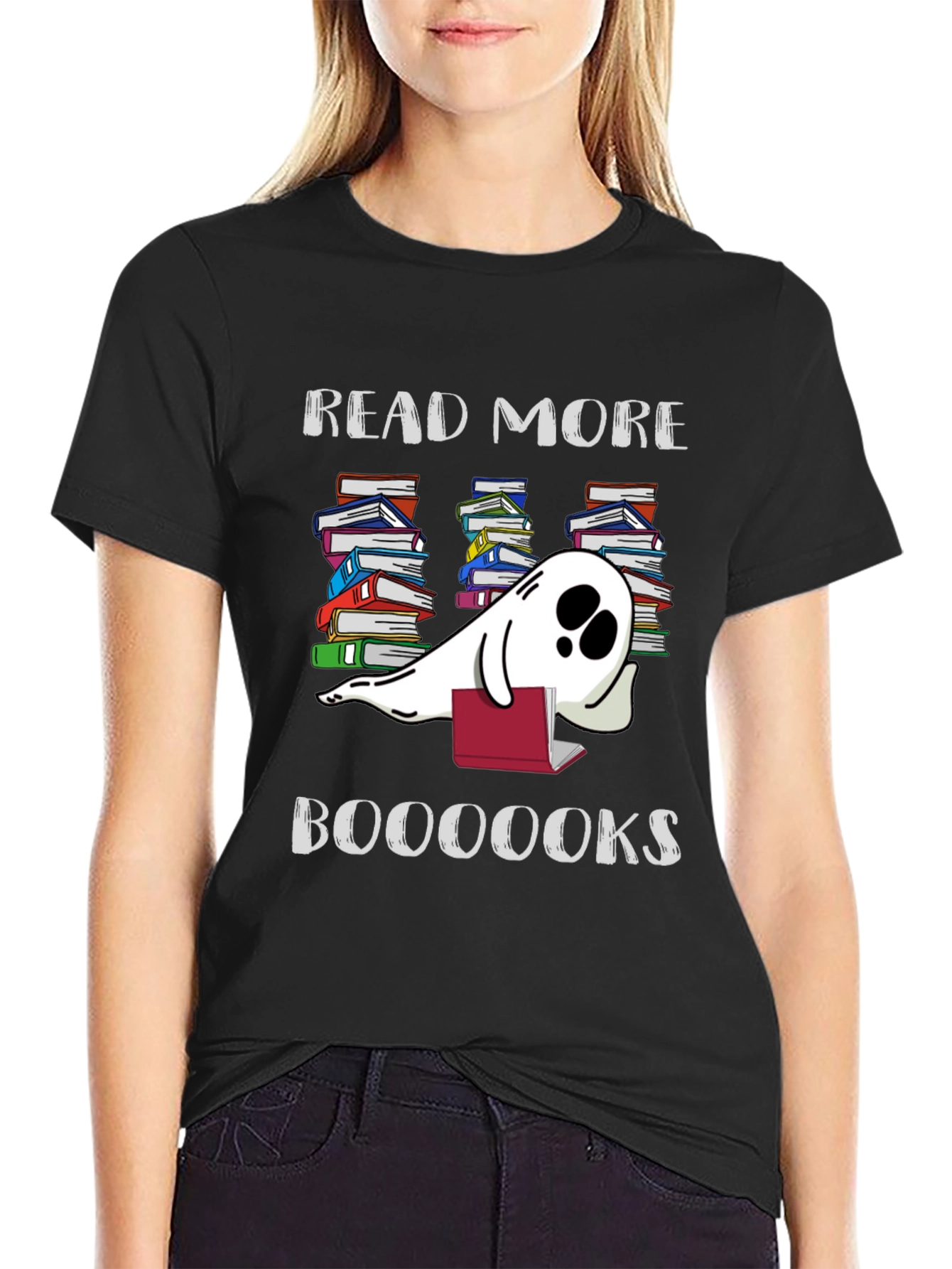 Read More Booooks Ghost T-Shirt