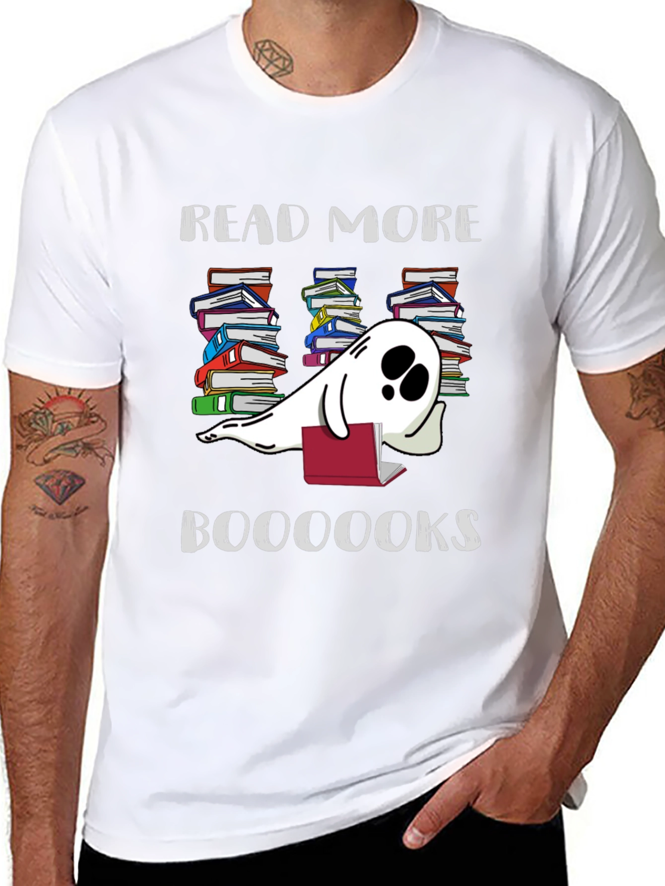 Read More Booooks Ghost T-Shirt