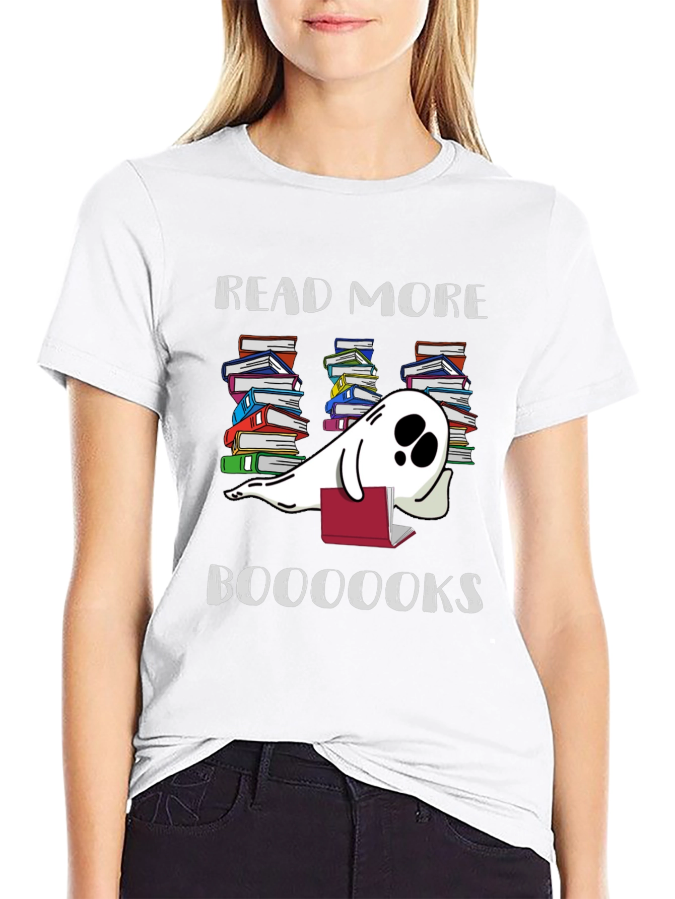 Read More Booooks Ghost T-Shirt