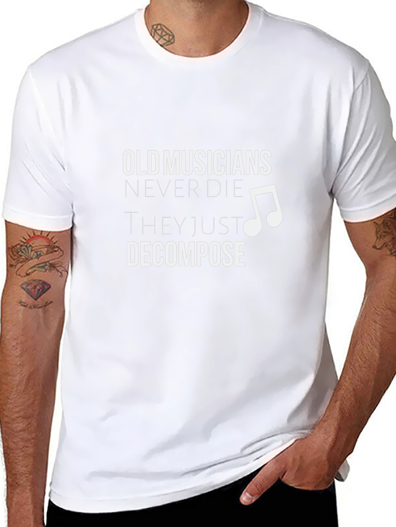 Old Musicians Decompose T-Shirt