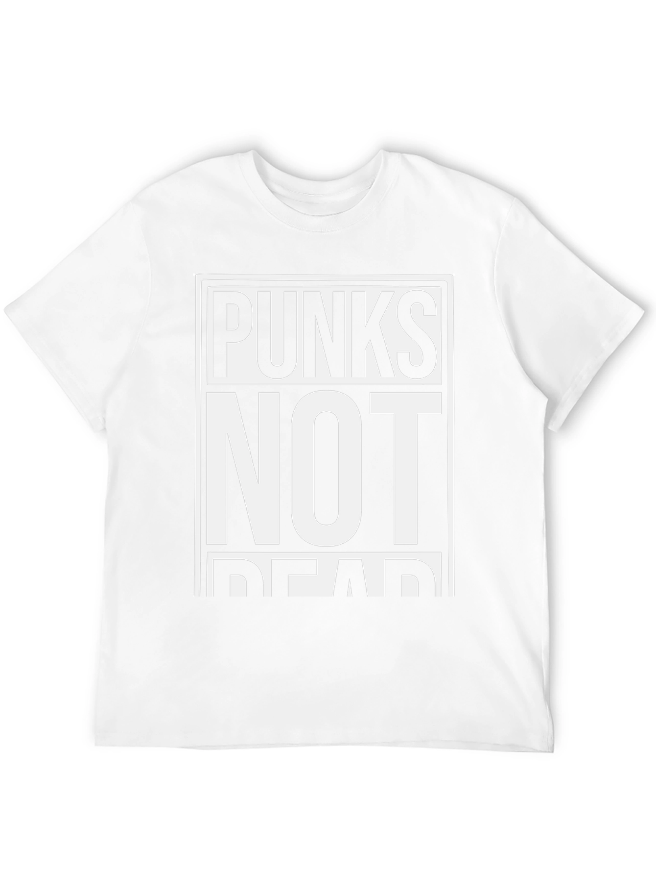 Punks Not Dead Black Graphic T-Shirt