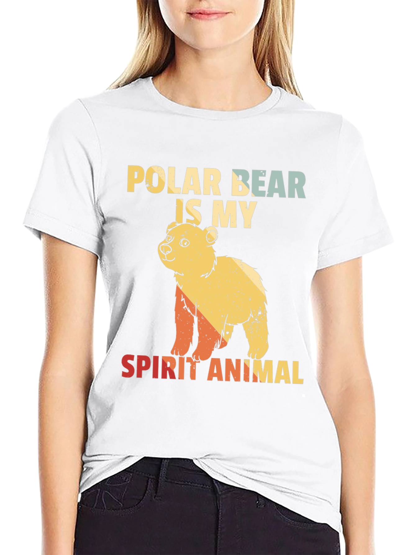 Polar Bear Spirit Animal Graphic Tee