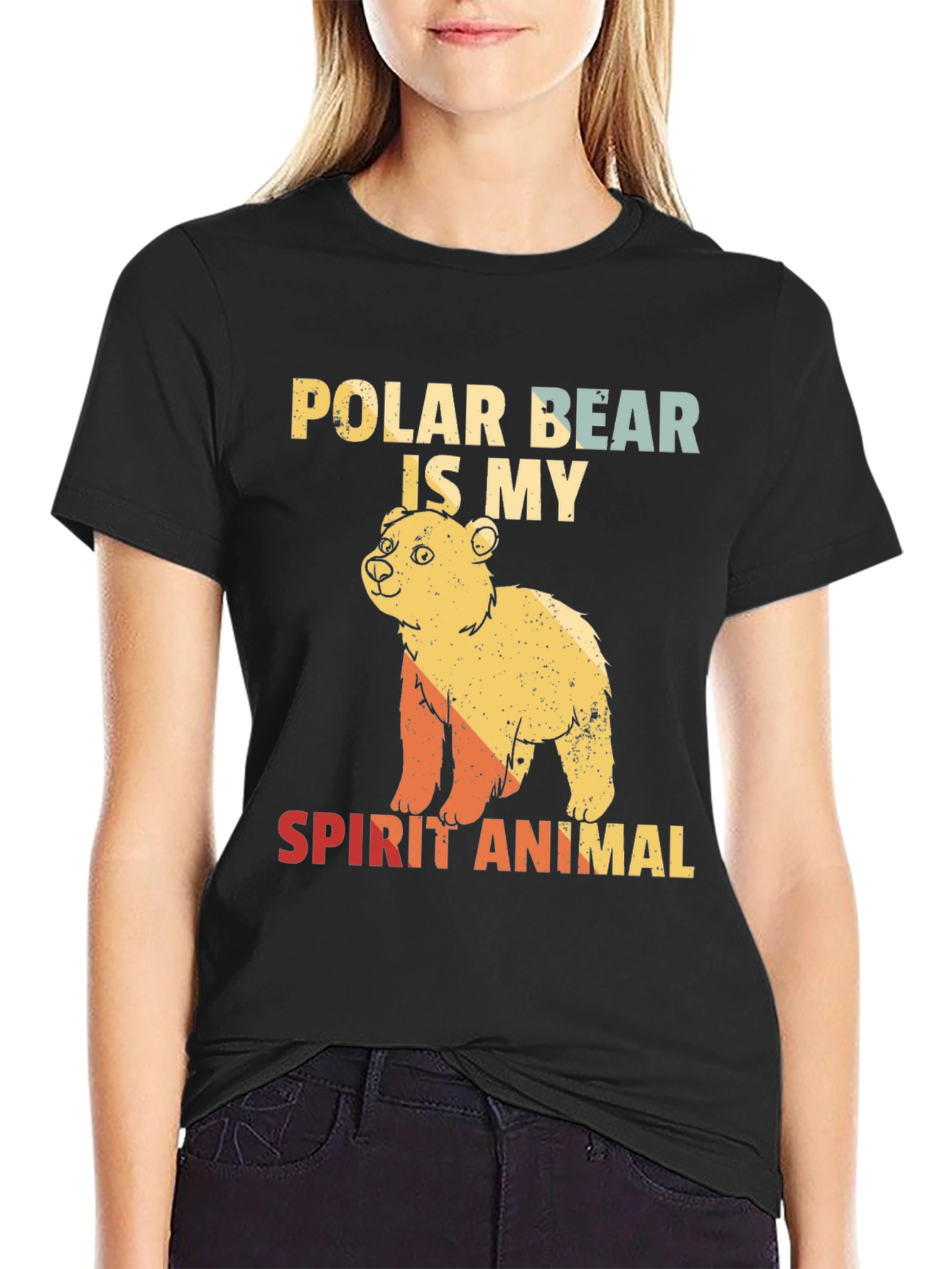 Polar Bear Spirit Animal Graphic Tee