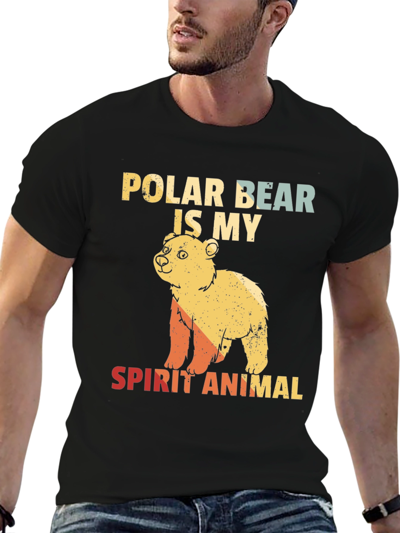Polar Bear Spirit Animal Graphic Tee