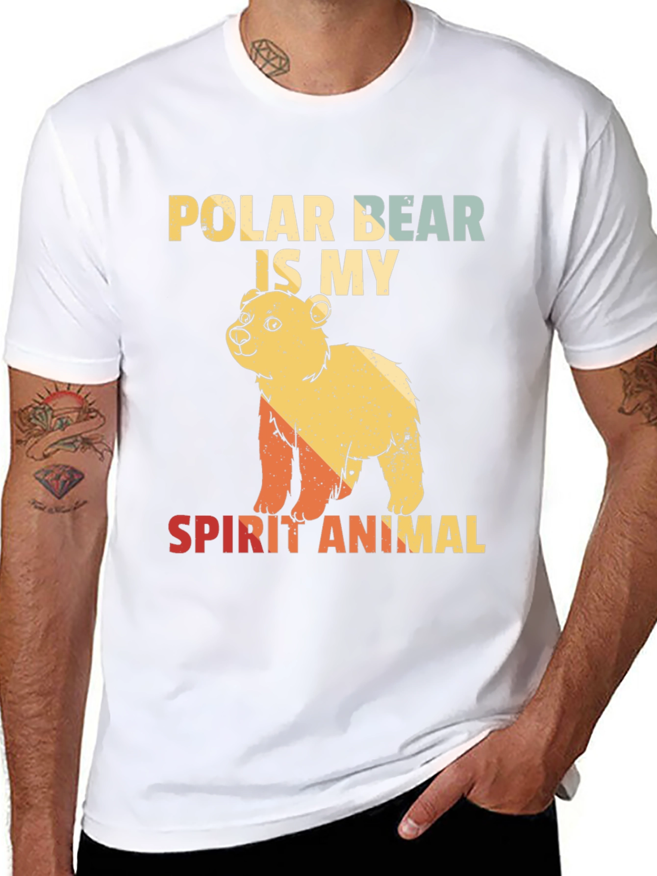 Polar Bear Spirit Animal Graphic Tee