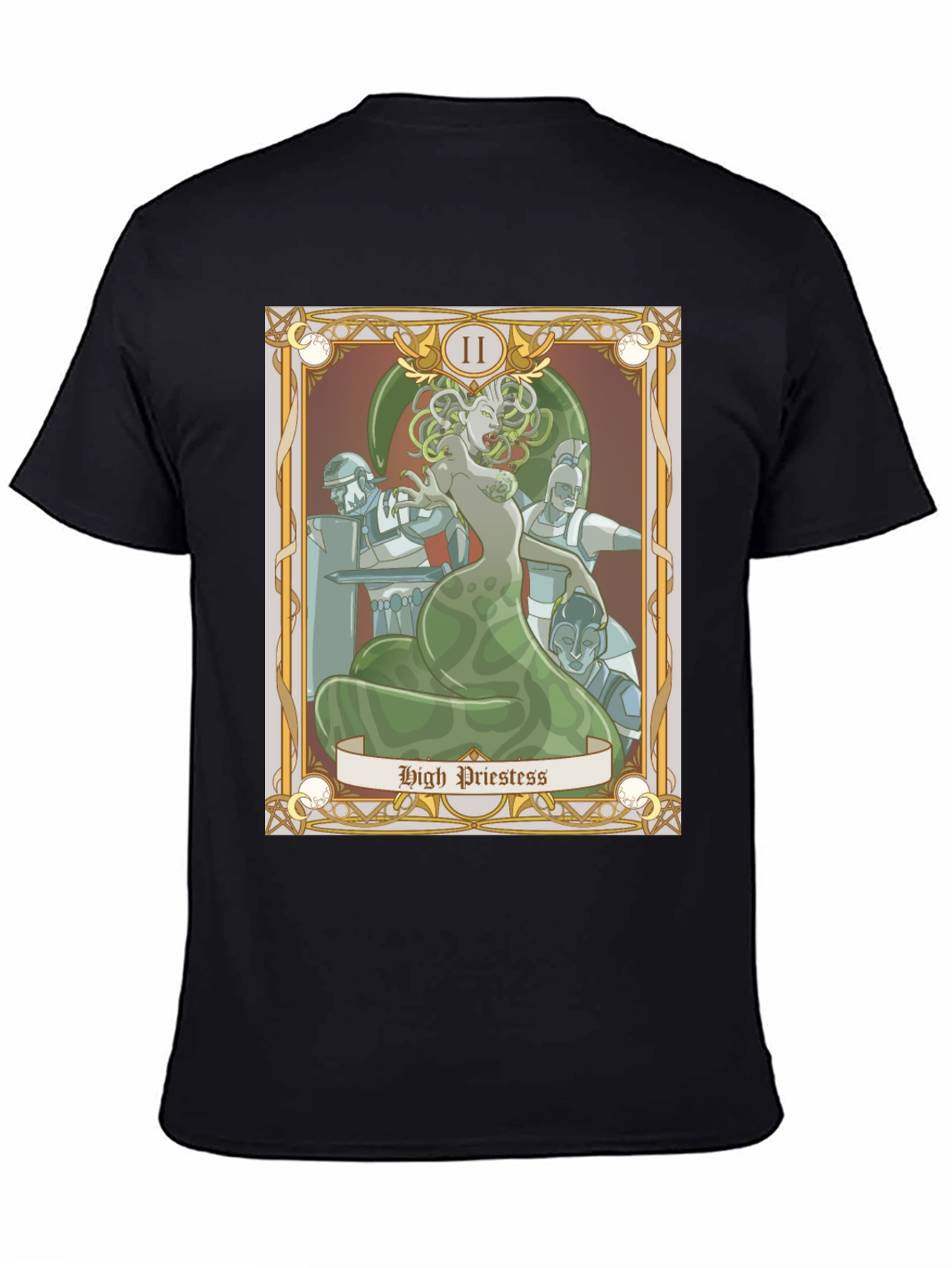 Medusa High Priestess Tarot Card Graphic Tee