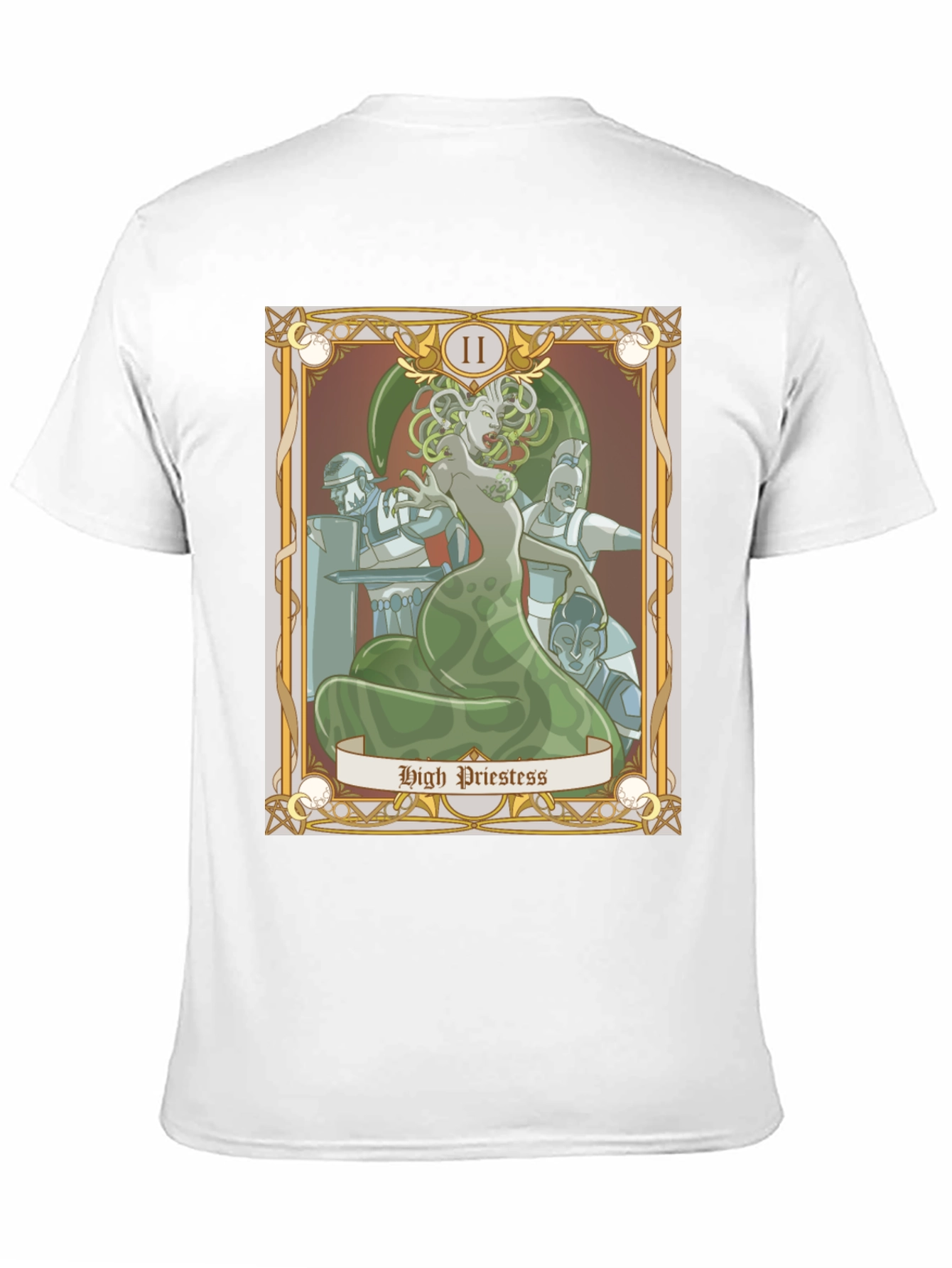 Medusa High Priestess Tarot Card Graphic Tee