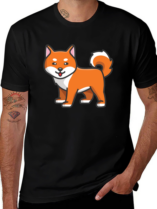 Cute Shiba Inu Dog Graphic T-Shirt