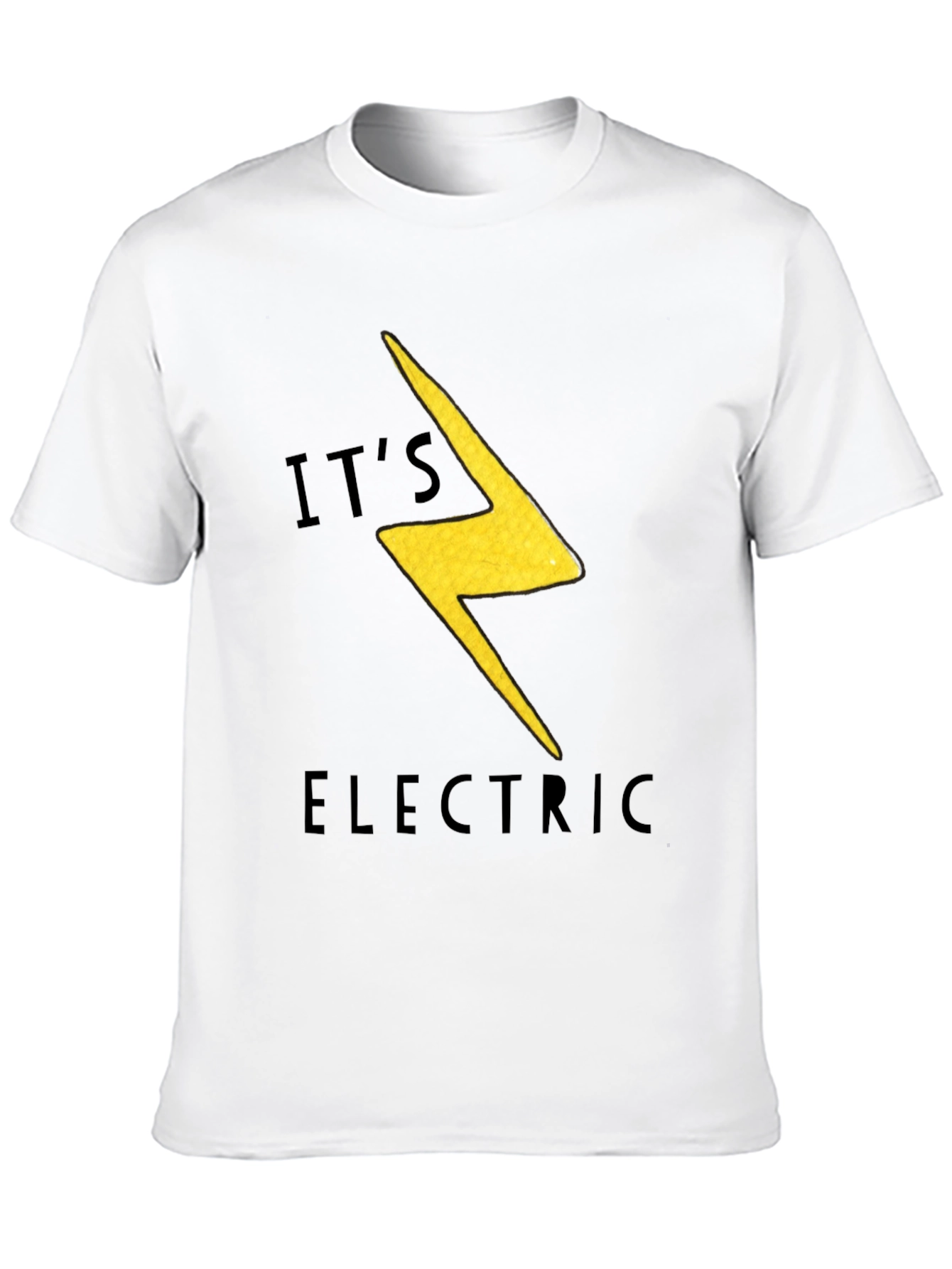 Its Electric Bolt T-Shirt - Black Graphic Tee