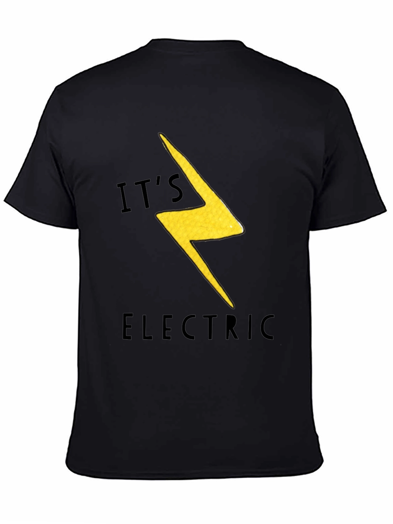 Its Electric Bolt T-Shirt - Black Graphic Tee