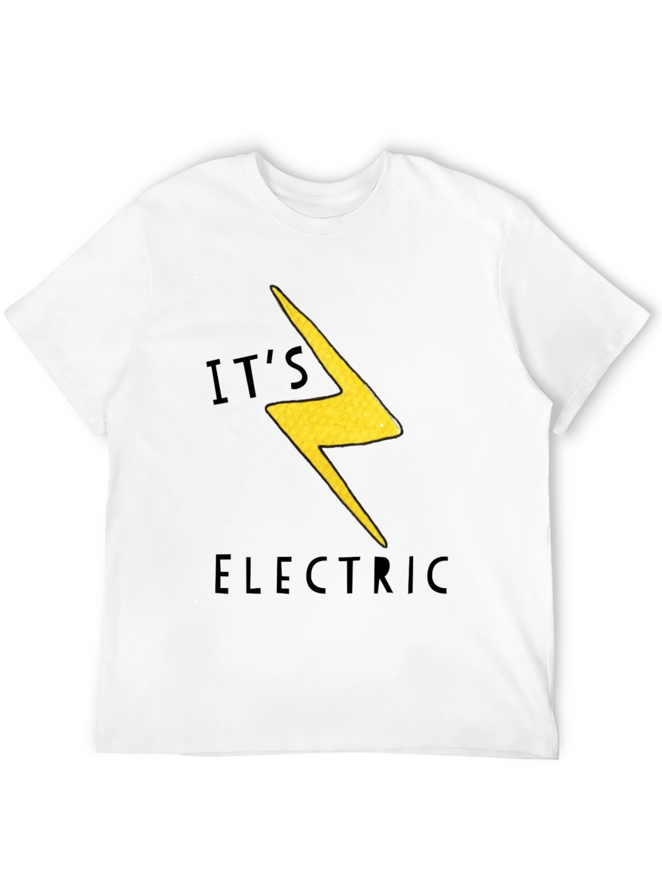 Its Electric Bolt T-Shirt - Black Graphic Tee