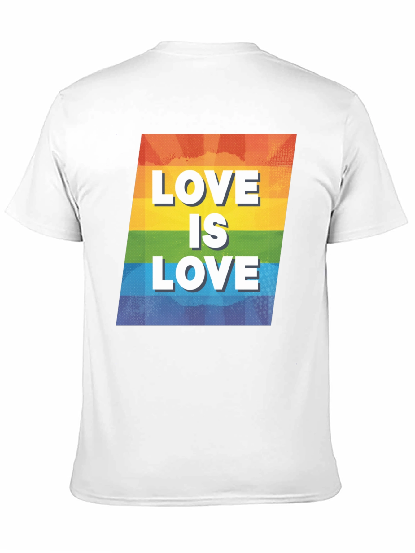 Love is Love Graphic T-Shirt - Pride LGBTQ+ Rainbow