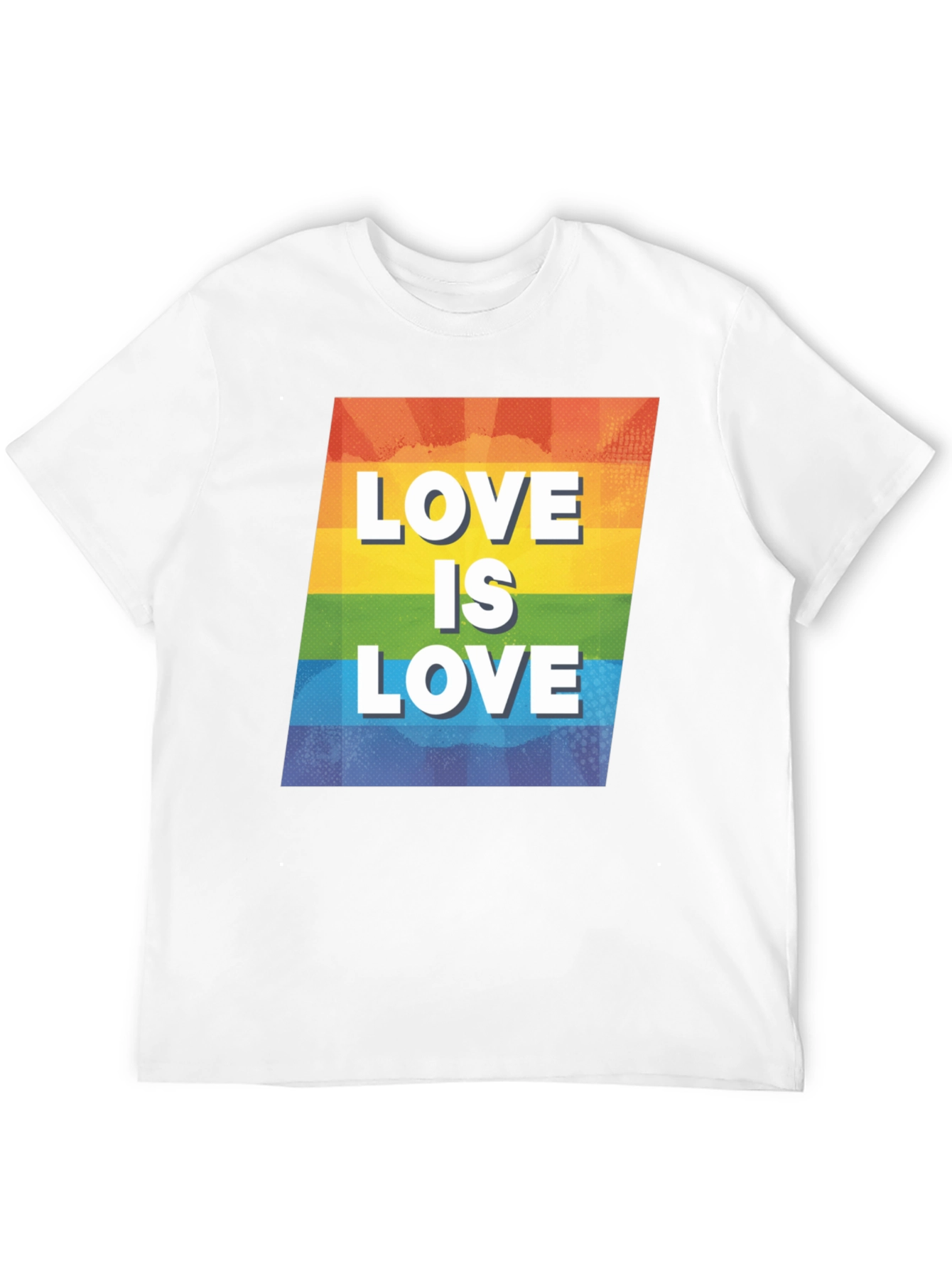 Love is Love Graphic T-Shirt - Pride LGBTQ+ Rainbow
