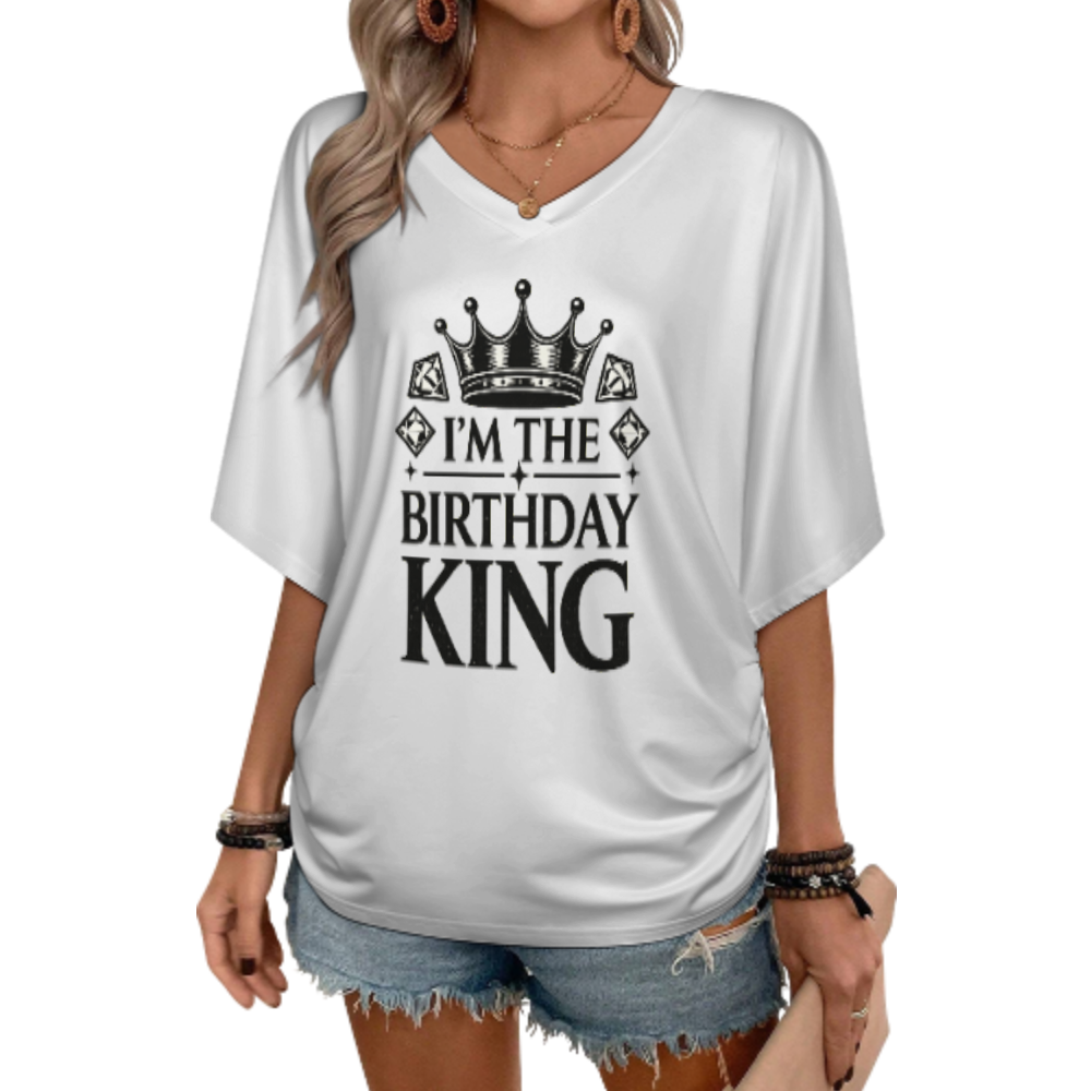 I'm the Birthday King – Bold Birthday Celebration Graphic T-Shirt(z1086)
