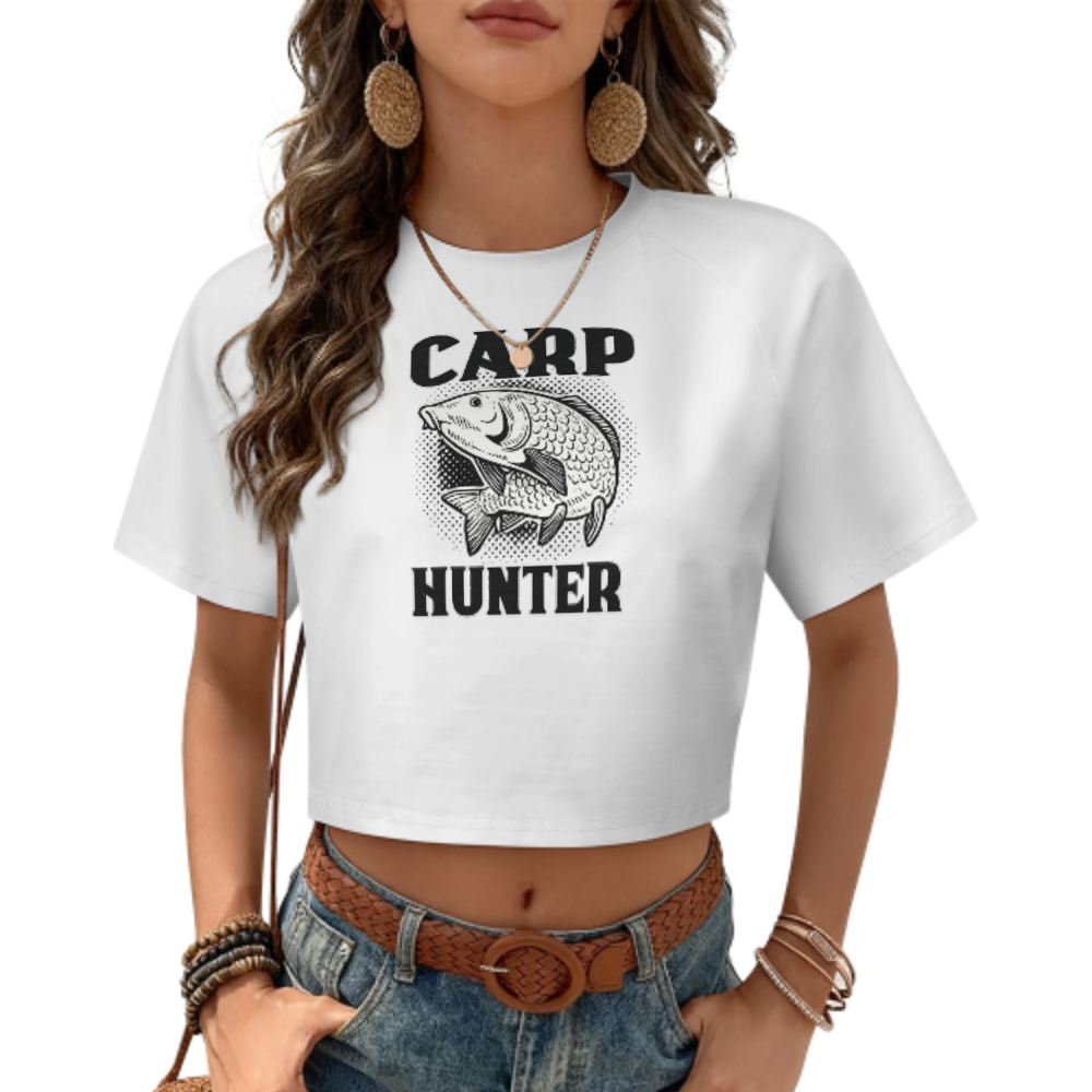 Carp Hunter Shirt – Vintage Fishing Graphic Tee for Anglers(z1126)