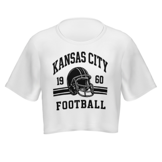 Kansas City Football Vintage Helmet Graphic Tee | Classic Sports Fan Unisex Shirt(z1115)