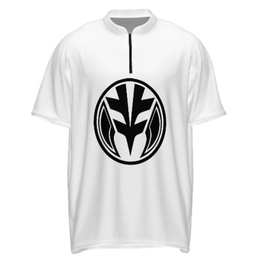 Bold Geometric Black Emblem T-Shirt – Monochrome Vector Graphic(z1098)