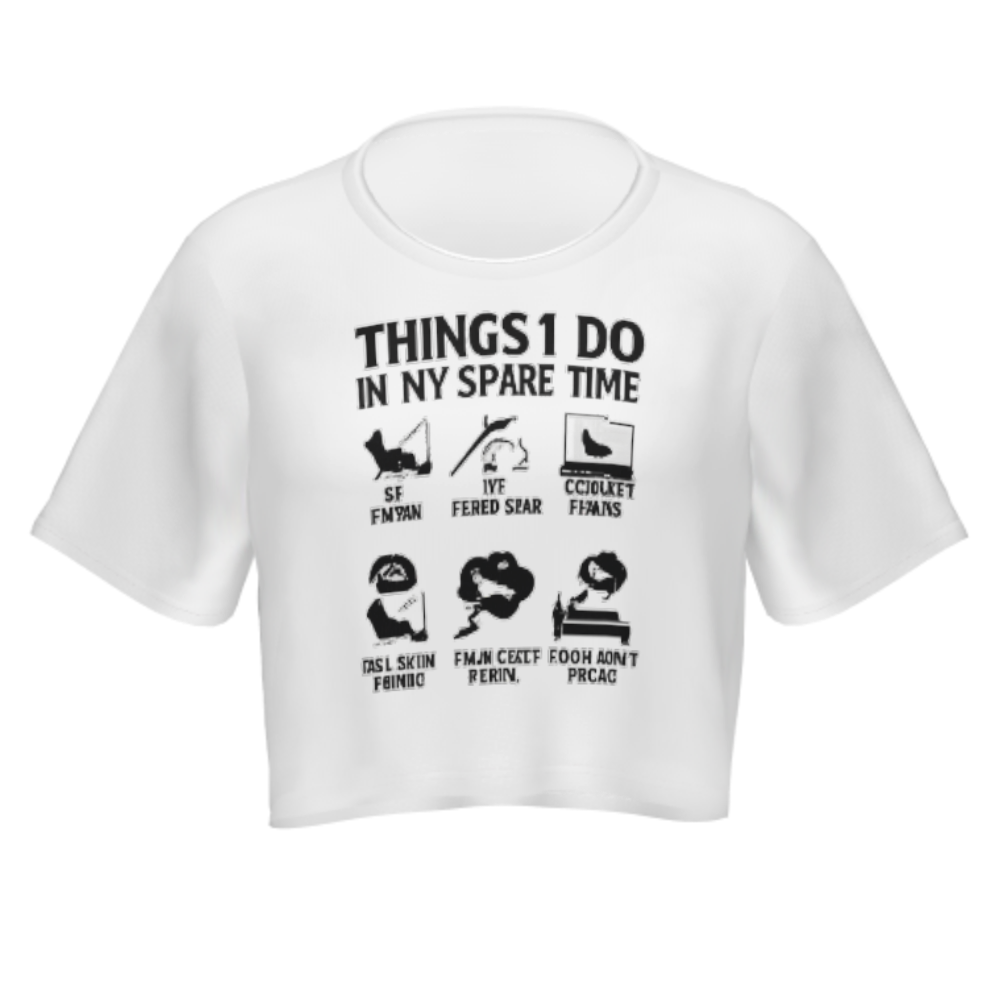 Things I Do In My Spare Time Fishing T-Shirt – Funny Angler Graphic Tee(z1112)