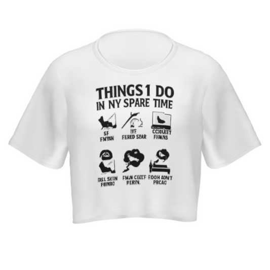 Things I Do In My Spare Time Fishing T-Shirt – Funny Angler Graphic Tee(z1112)
